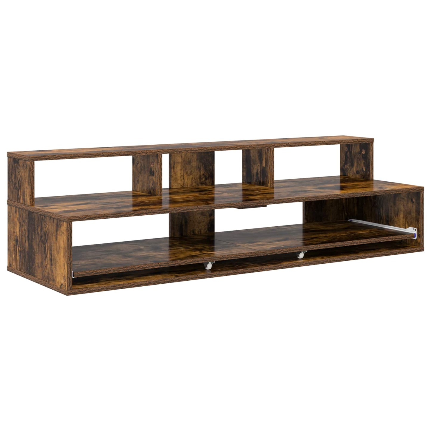 Studiebureau Gerookt eiken 130 x 42,5 x 36 cm Bewerkt hout is nu te koop bij PeponiXL, paradijselijk wonen!