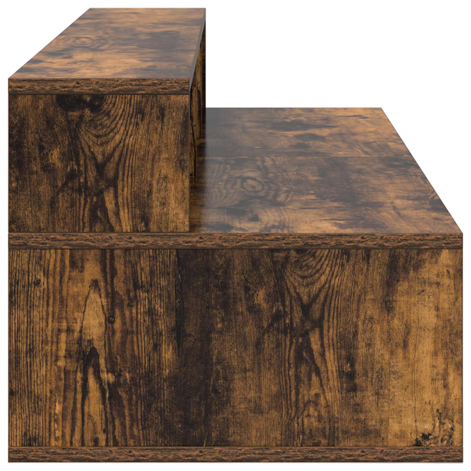 Studiebureau Gerookt eiken 130 x 42,5 x 36 cm Bewerkt hout is nu te koop bij PeponiXL, paradijselijk wonen!