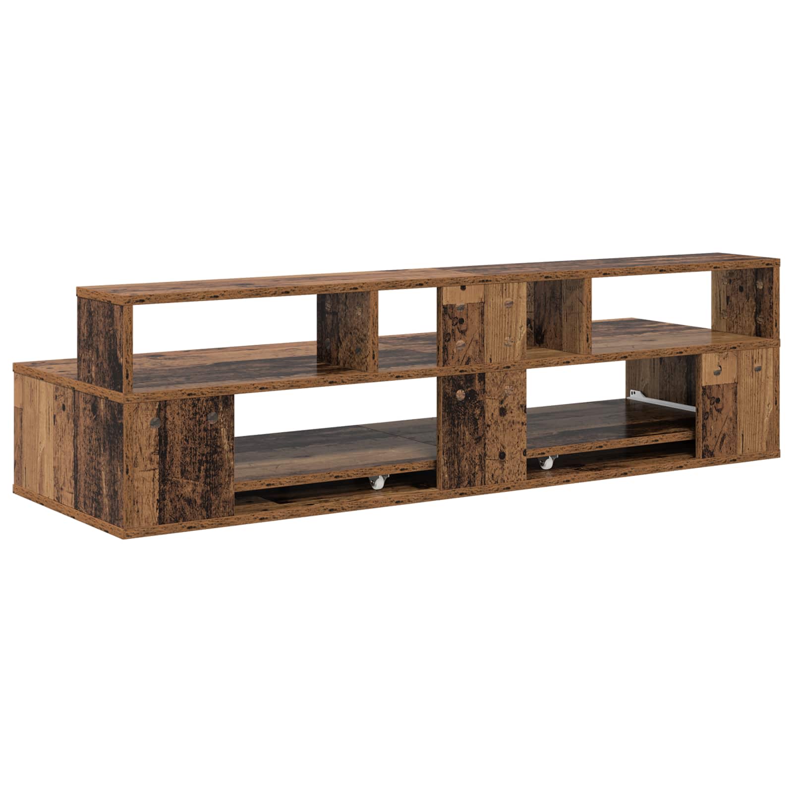 Studiebureau Oud hout 130 x 42,5 x 36 cm Bewerkt hout is nu te koop bij PeponiXL, paradijselijk wonen!