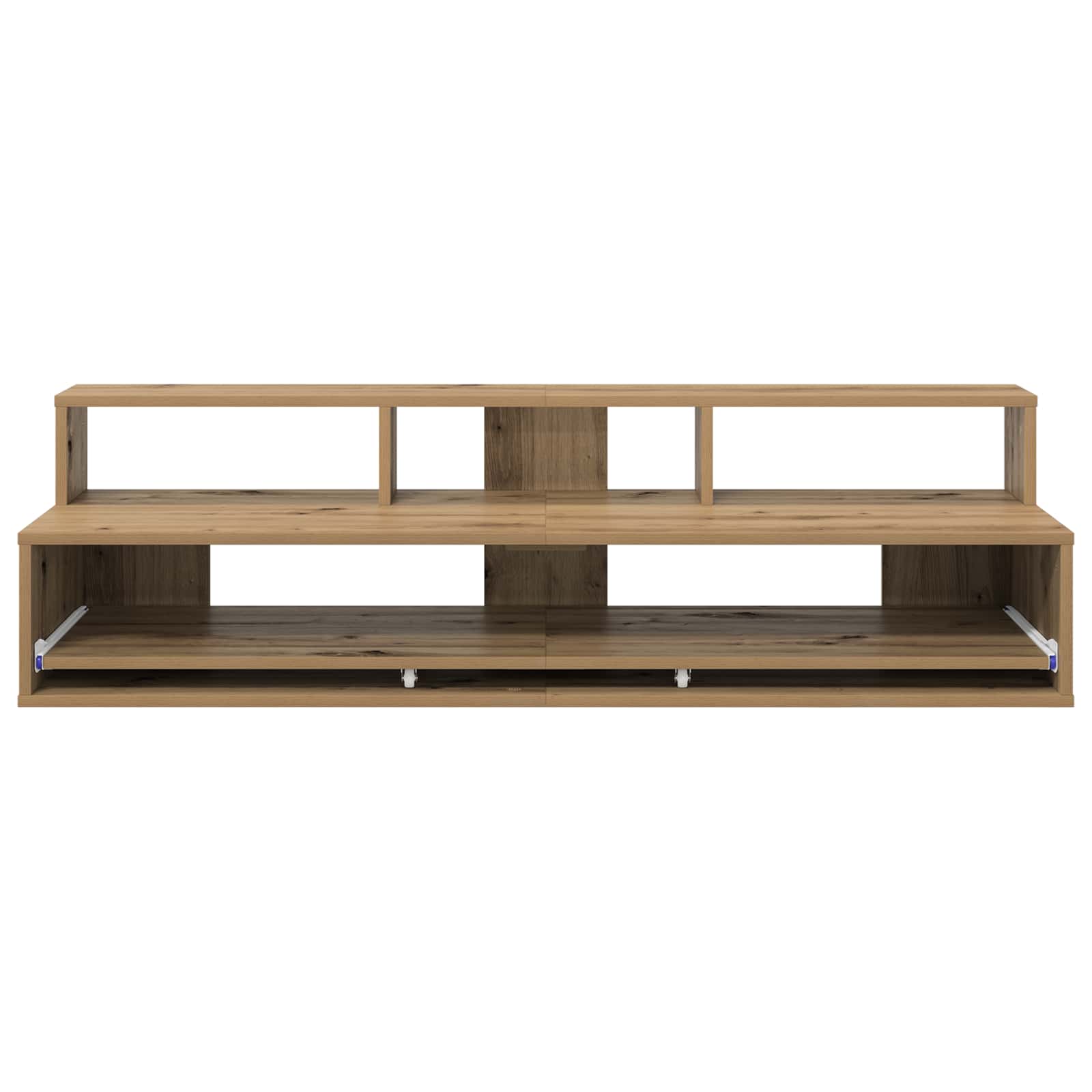 Studiebureau Artisanaal eiken 130 x 42,5 x 36 cm Bewerkt hout is nu te koop bij PeponiXL, paradijselijk wonen!