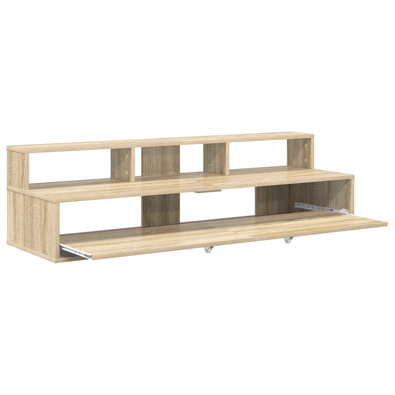 Studiebureau Sonoma Eiken 110 x 42,5 x 36 cm Bewerkt hout is nu te koop bij PeponiXL, paradijselijk wonen!