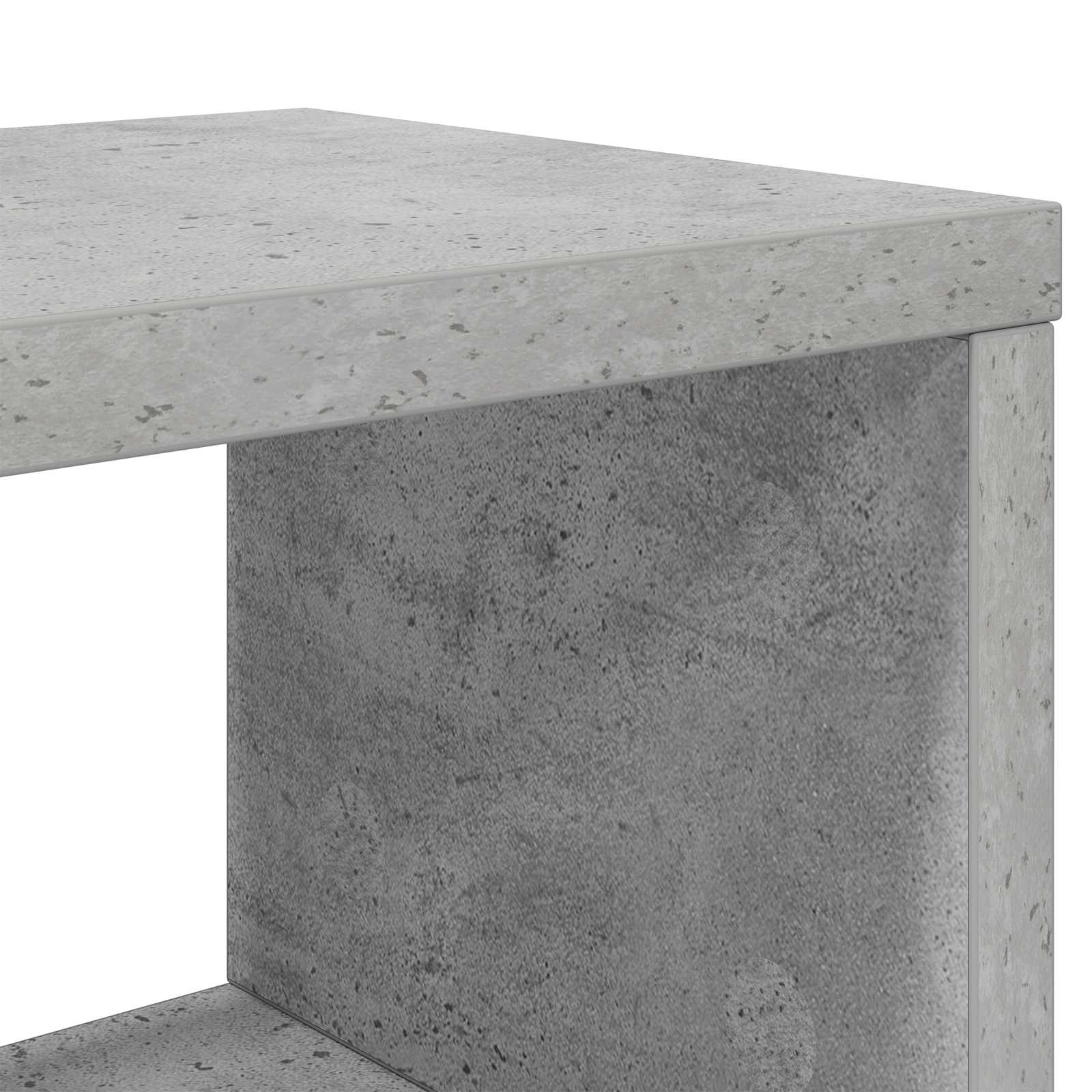 Studiebureau Betongrijs 110 x 42,5 x 36 cm Bewerkt hout is nu te koop bij PeponiXL, paradijselijk wonen!