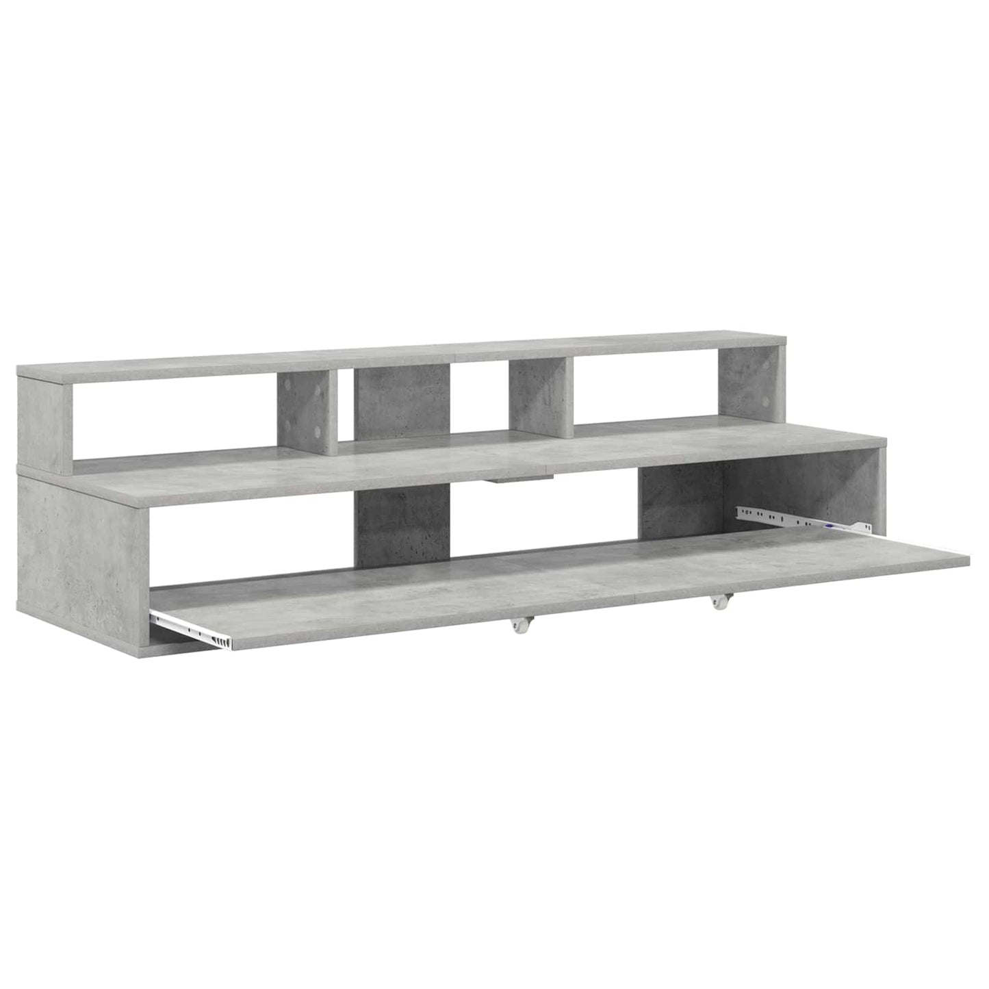 Studiebureau Betongrijs 110 x 42,5 x 36 cm Bewerkt hout is nu te koop bij PeponiXL, paradijselijk wonen!