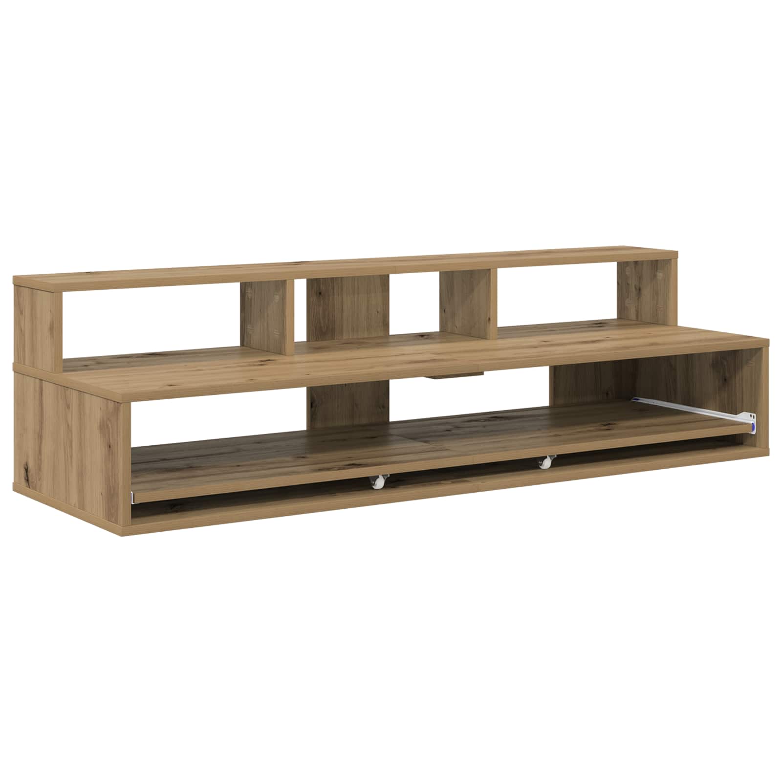 Studiebureau Artisanaal eiken 110 x 42,5 x 36 cm Bewerkt hout is nu te koop bij PeponiXL, paradijselijk wonen!