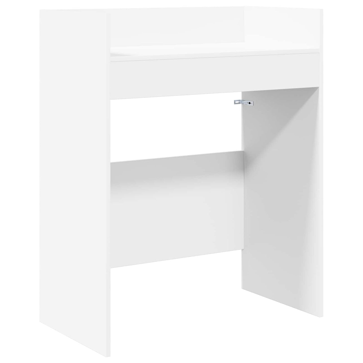 DJ Tafel Wit 102 x 45 x 102 cm Bewerkt hout