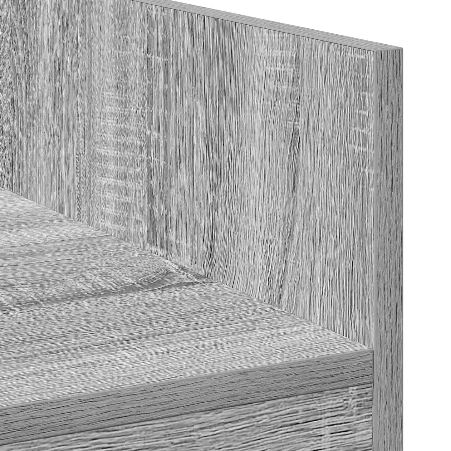 DJ Tafel Grijs Sonoma 102 x 45 x 102 cm Bewerkt hout