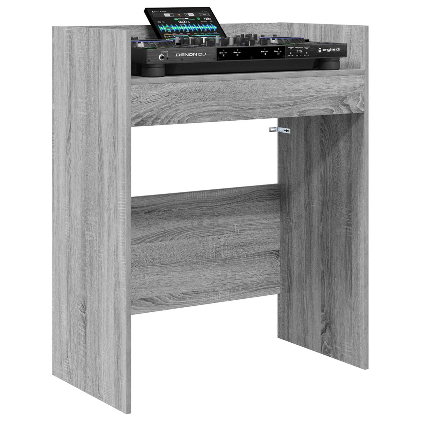 DJ Tafel Grijs Sonoma 102 x 45 x 102 cm Bewerkt hout