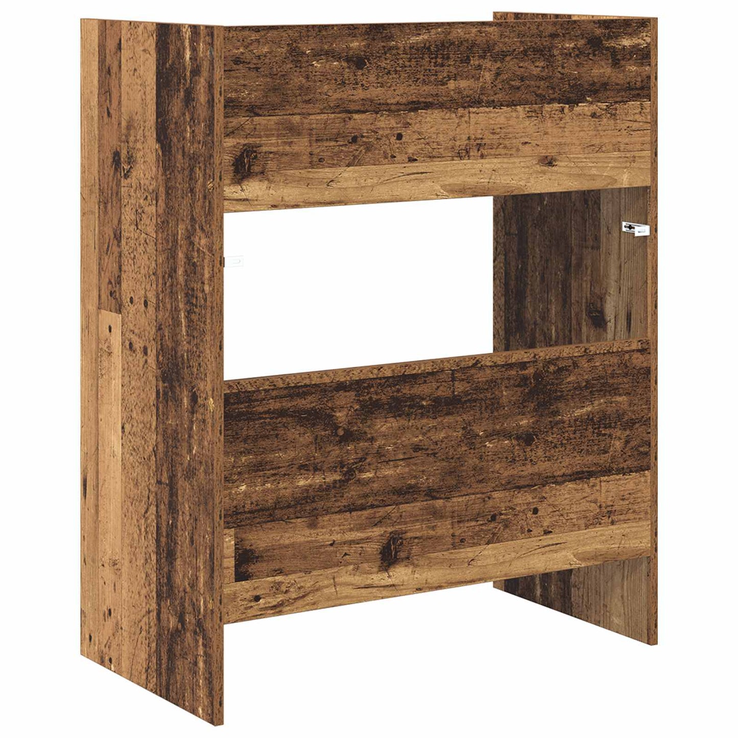 DJ Tafel Oud hout 102 x 45 x 102 cm Bewerkt hout