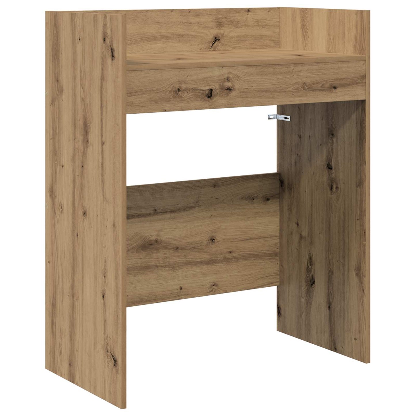 DJ Tafel Artisanaal eiken 102 x 45 x 102 cm Bewerkt hout