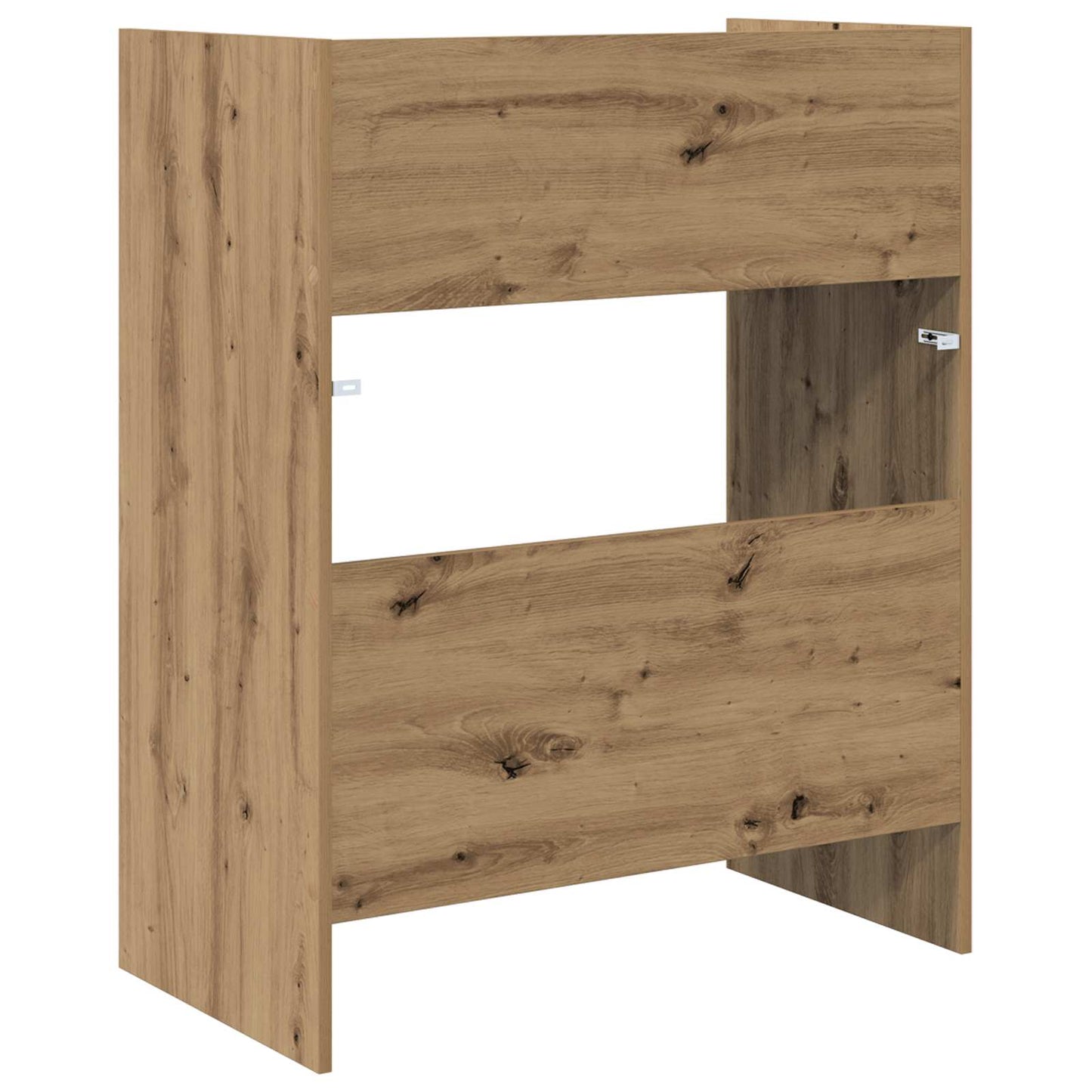 DJ Tafel Artisanaal eiken 102 x 45 x 102 cm Bewerkt hout