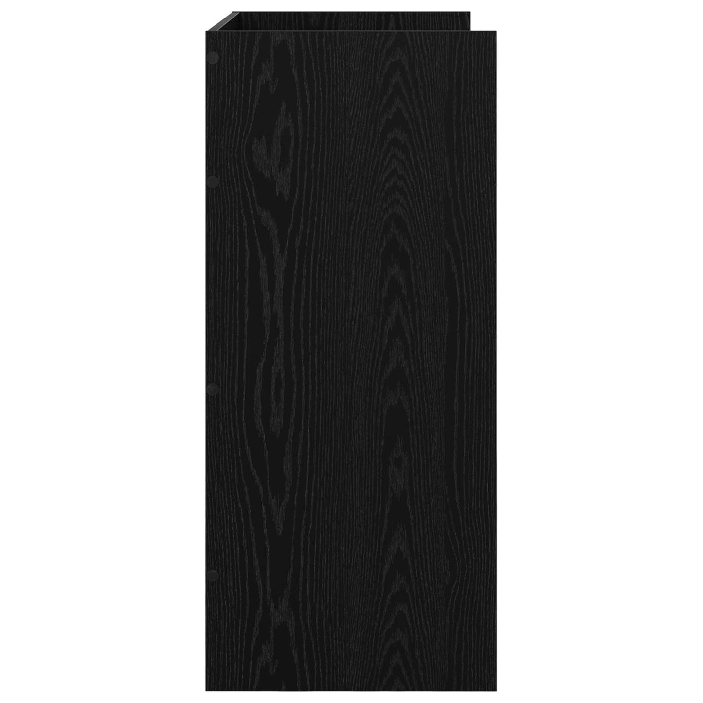 DJ Tafel Zwart eiken 82 x 45 x 102 cm Bewerkt hout