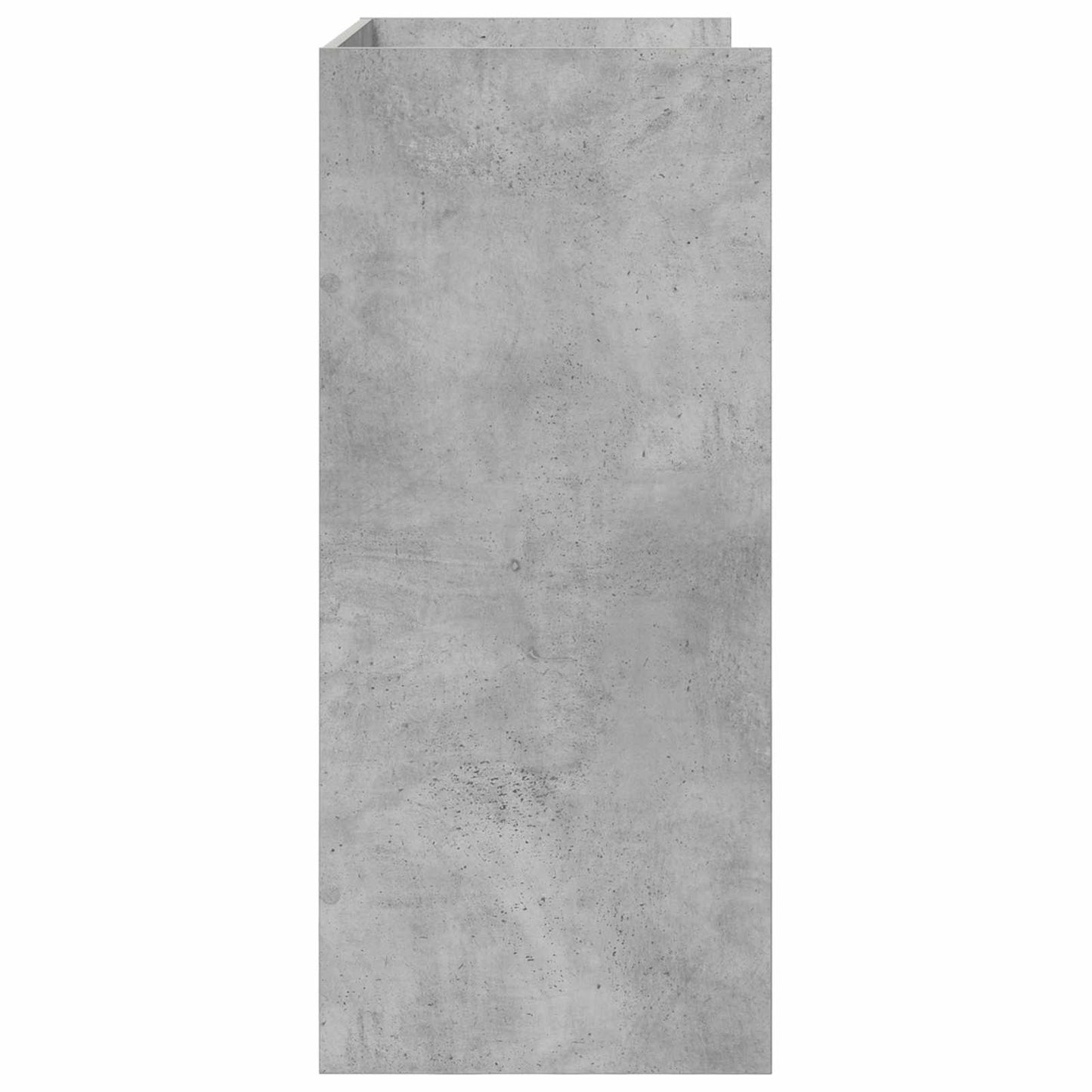 DJ Tafel Betongrijs 82 x 45 x 102 cm Bewerkt hout