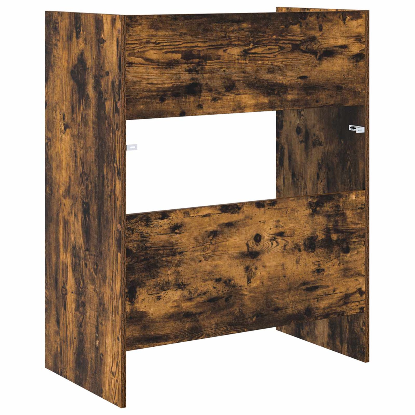 DJ Tafel Gerookt eiken 82 x 45 x 102 cm Bewerkt hout is nu te koop bij PeponiXL, paradijselijk wonen!