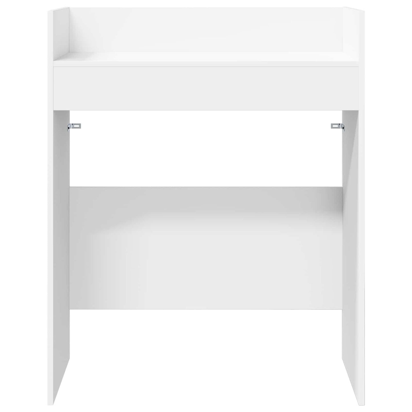 DJ Tafel Wit 62 x 45 x 102 cm Bewerkt hout