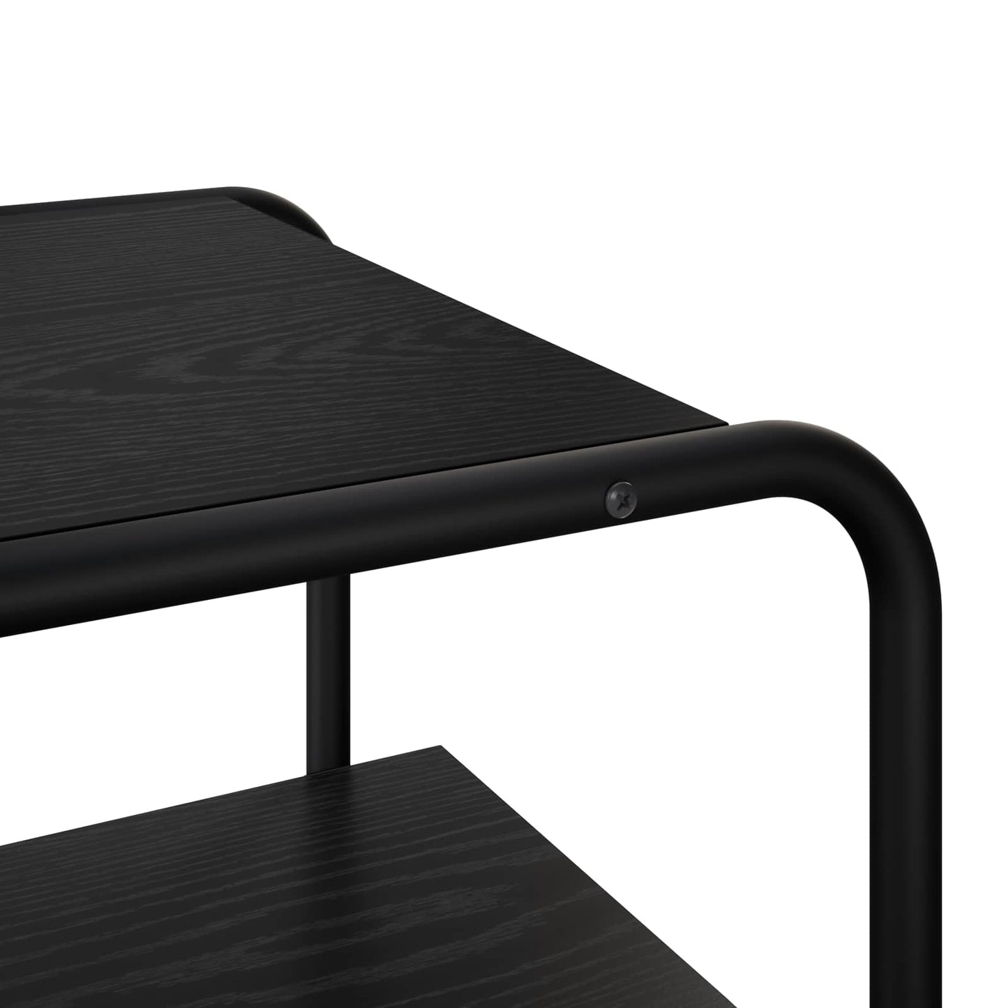 Consoletafel Zwart eiken 60 x 42,5 x 70 cm Bewerkt hout