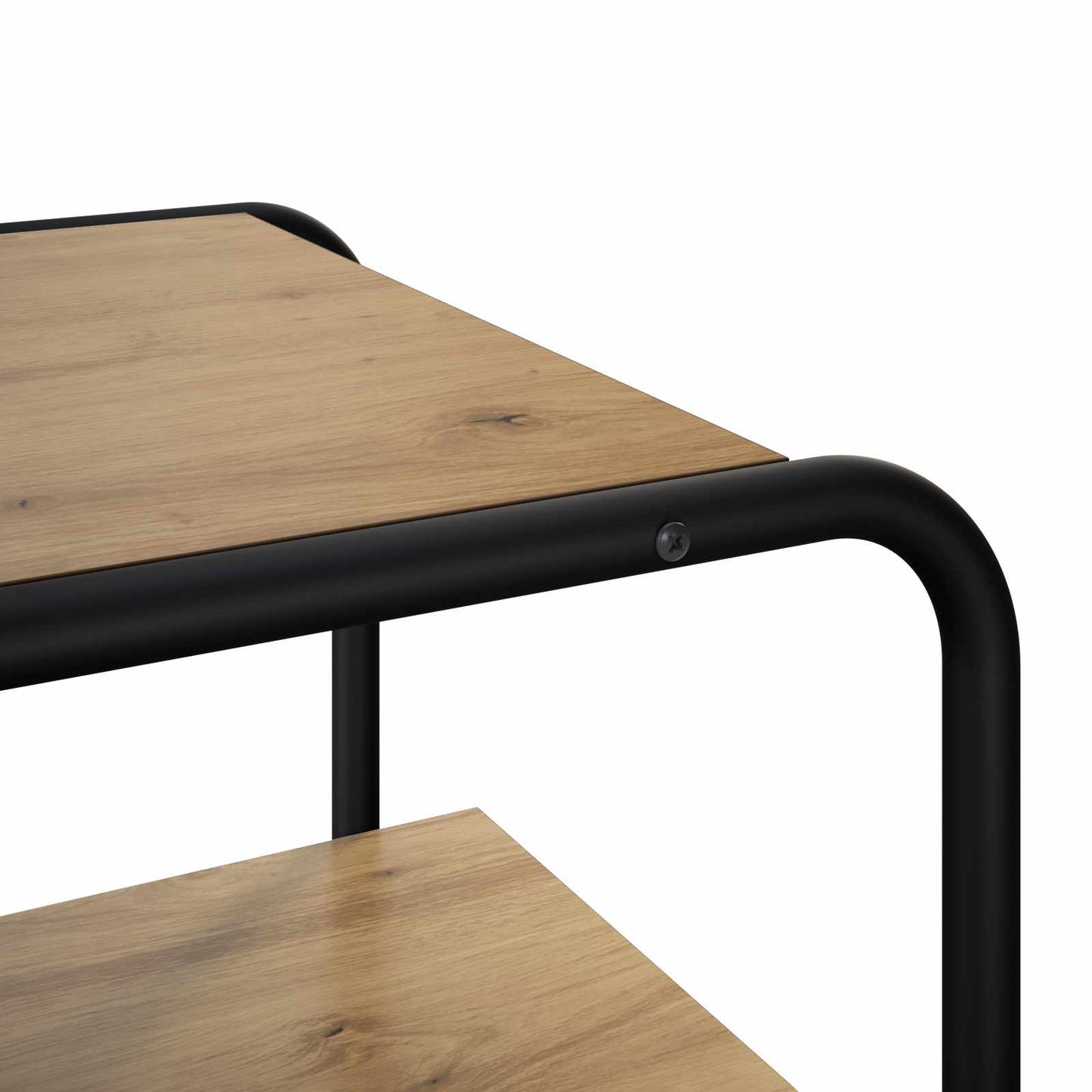 Wandtafel Artisanaal eiken 60 x 42,5 x 70 cm Bewerkt hout
