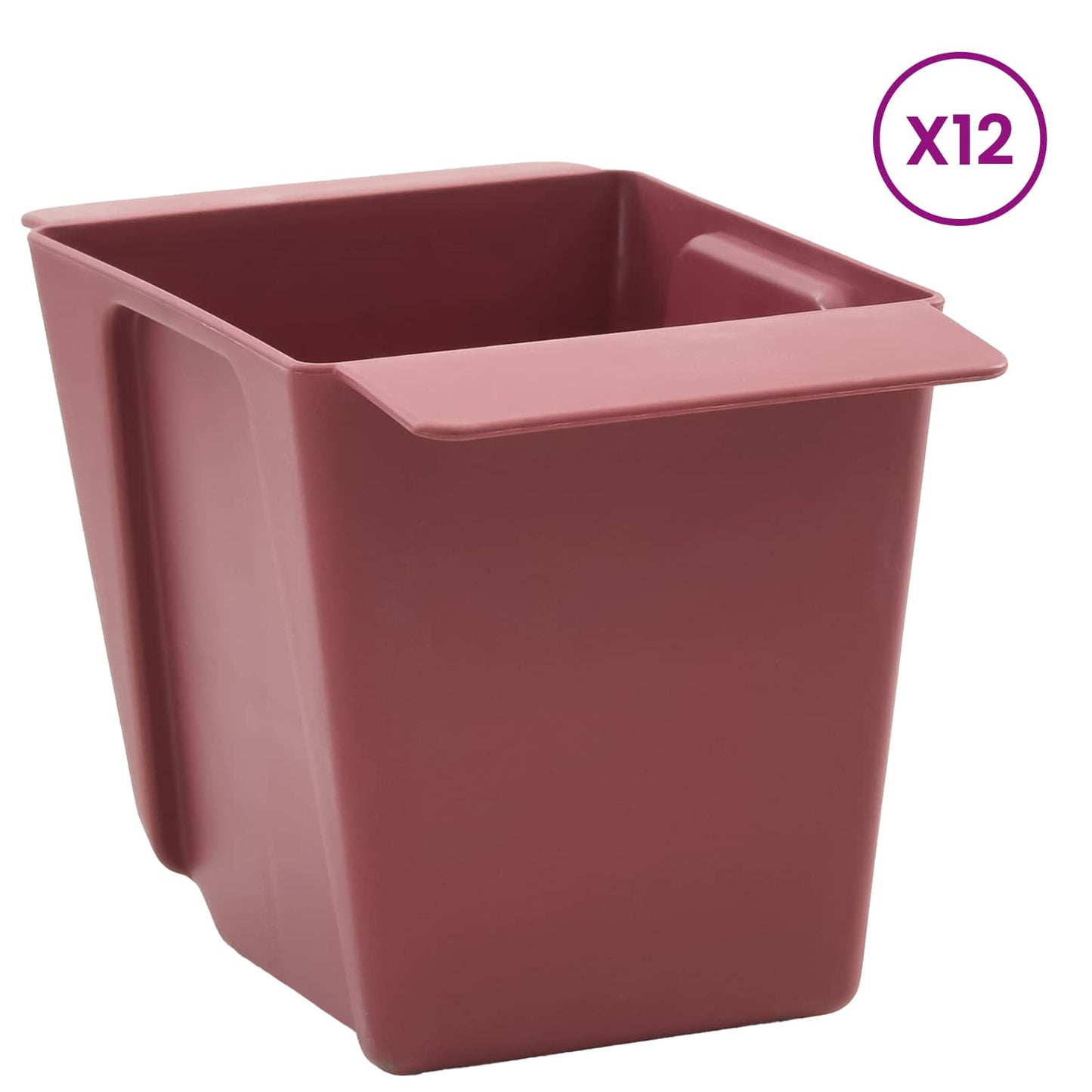 Bloembakken voor Euro-pallets 12 pcs Bruin 14 x 9 x 9,5 cm is nu te koop bij PeponiXL, paradijselijk wonen!