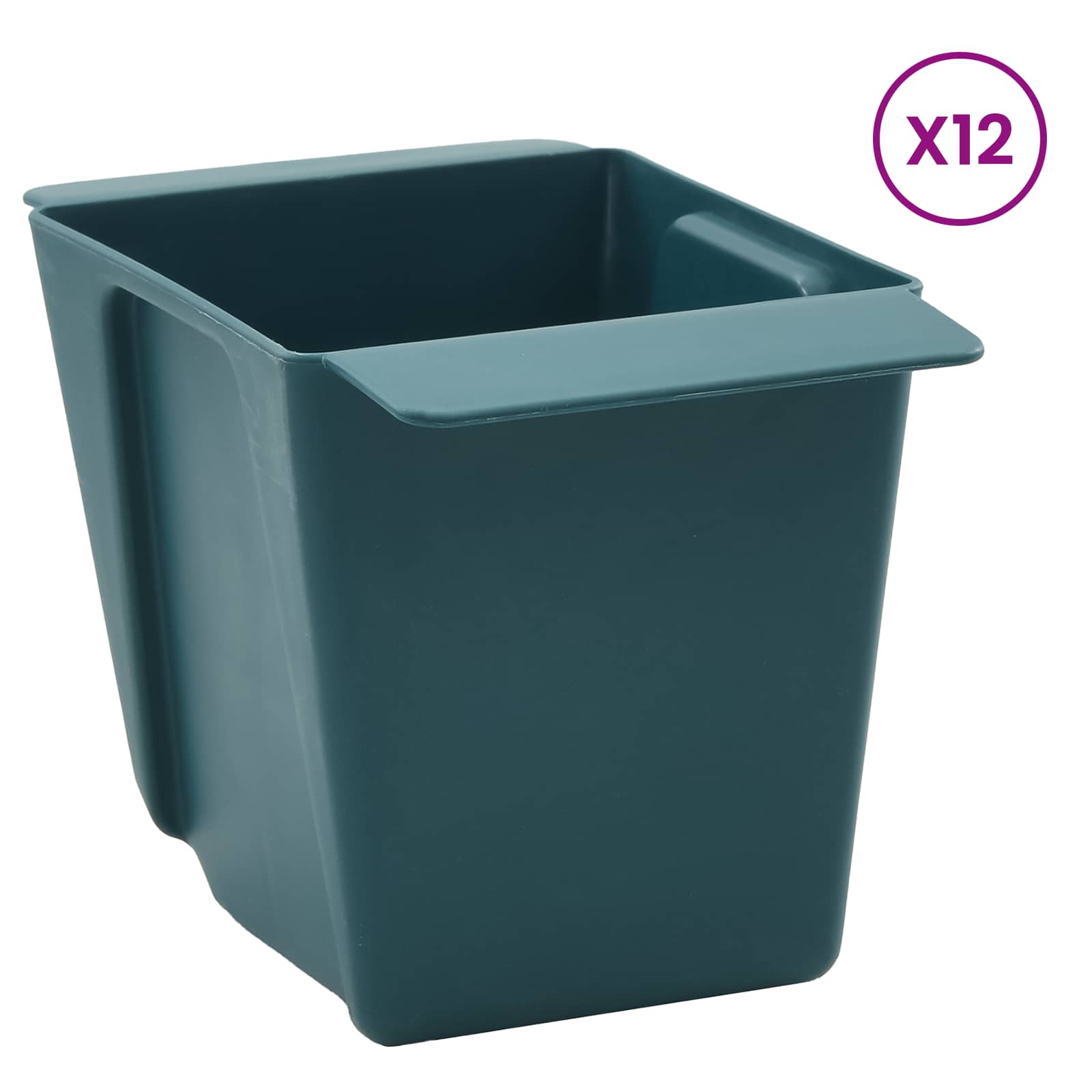Bloembakken voor Euro-pallets 12 pcs Groen 14 x 9 x 9,5 cm is nu te koop bij PeponiXL, paradijselijk wonen!