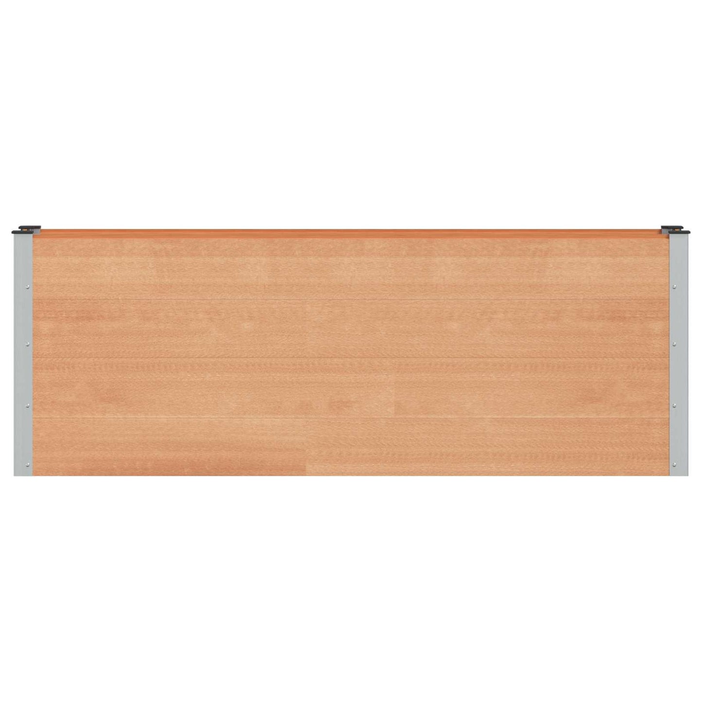 Verhoogde plantenbak Bruin 200 x 30 x 72 cm WPC en Aluminium is nu te koop bij PeponiXL, paradijselijk wonen!