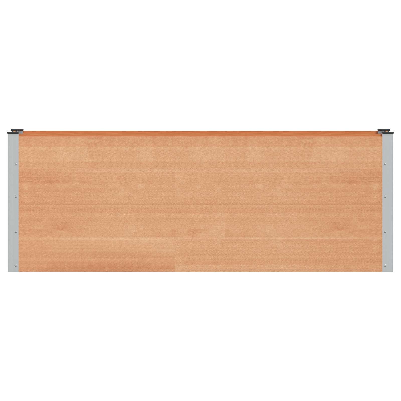 Verhoogde plantenbak Bruin 200 x 30 x 72 cm WPC en Aluminium is nu te koop bij PeponiXL, paradijselijk wonen!