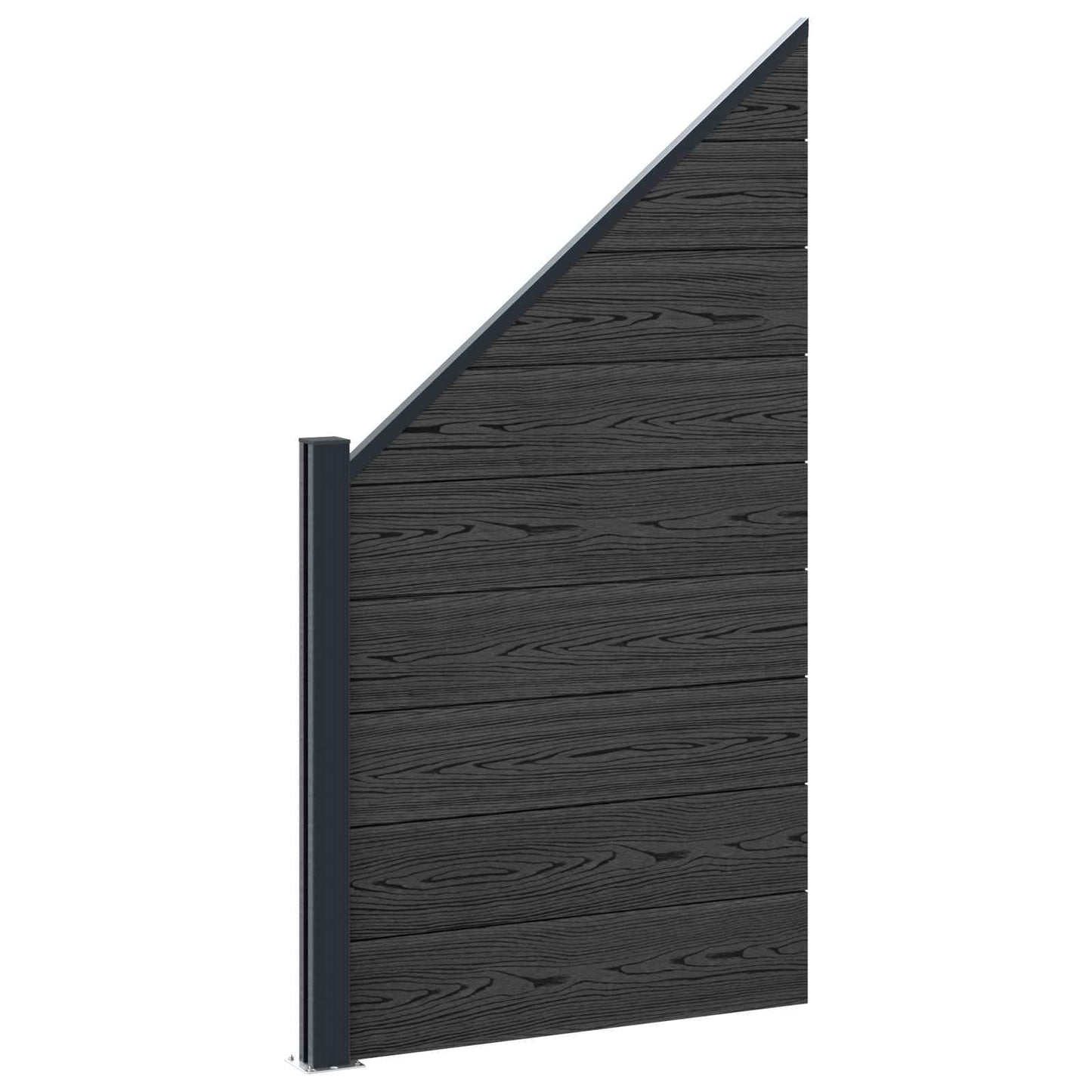 Hekpaneel WPC en Aluminium Zwart is nu te koop bij PeponiXL, paradijselijk wonen!