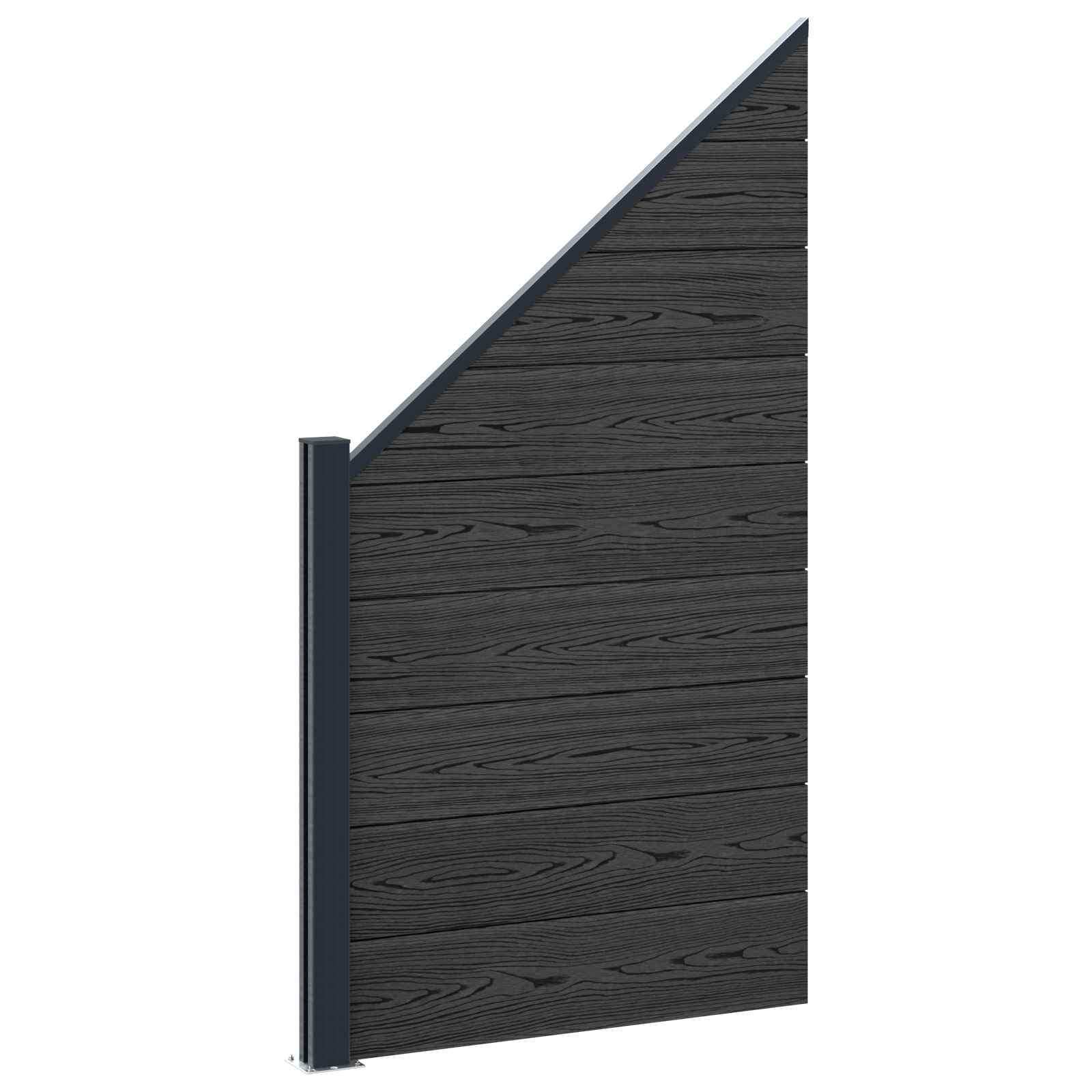 Hekpaneel WPC en Aluminium Zwart is nu te koop bij PeponiXL, paradijselijk wonen!