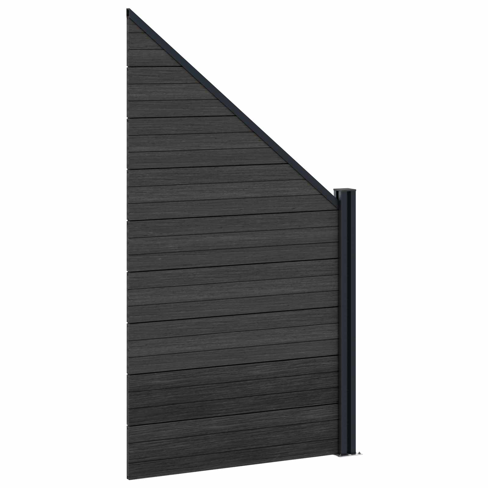 Hekpaneel WPC en Aluminium Zwart is nu te koop bij PeponiXL, paradijselijk wonen!