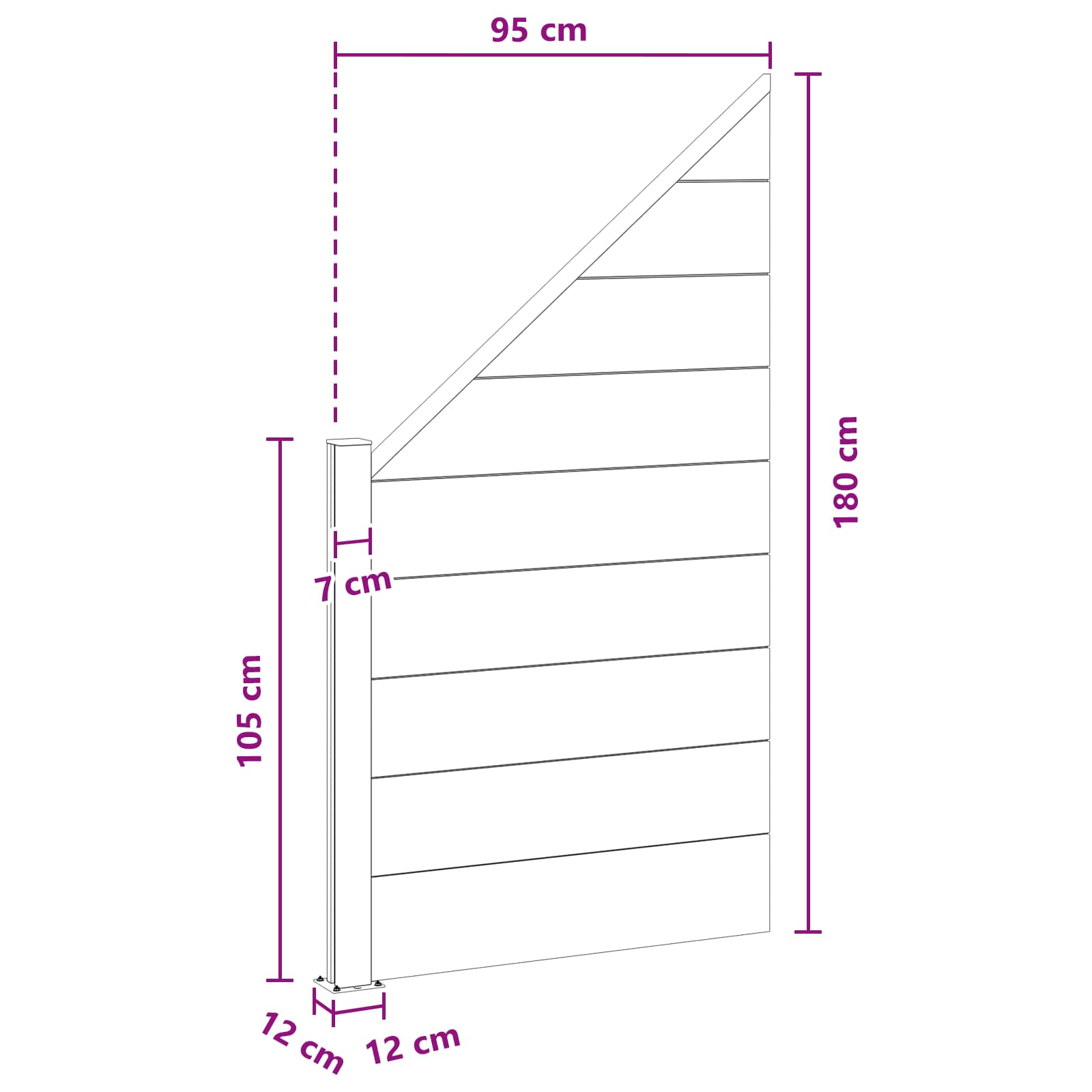 Hekpaneel WPC en Aluminium Zwart is nu te koop bij PeponiXL, paradijselijk wonen!