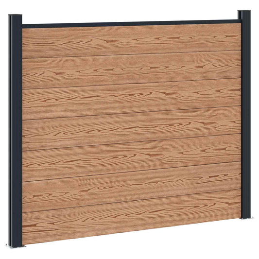 Hekpaneel WPC en Aluminium Bruin is nu te koop bij PeponiXL, paradijselijk wonen!