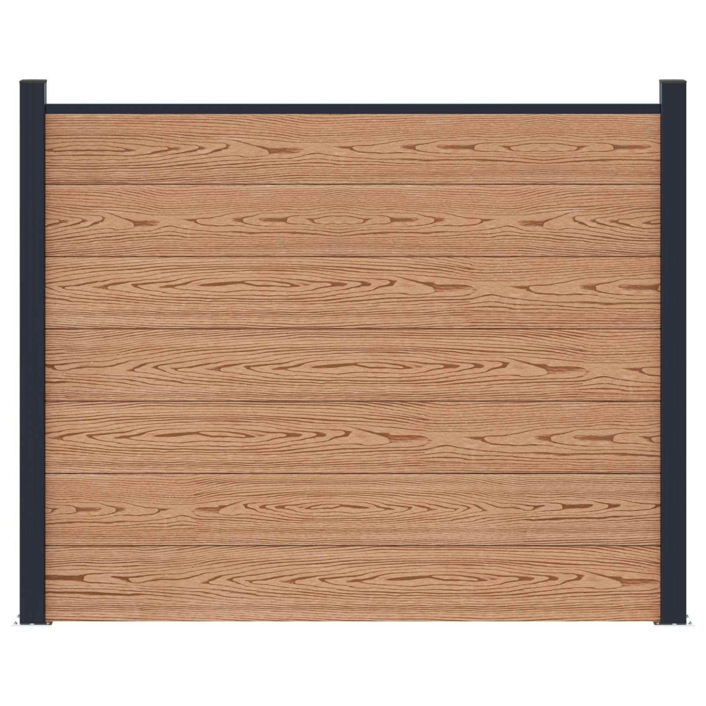 Hekpaneel WPC en Aluminium Bruin is nu te koop bij PeponiXL, paradijselijk wonen!