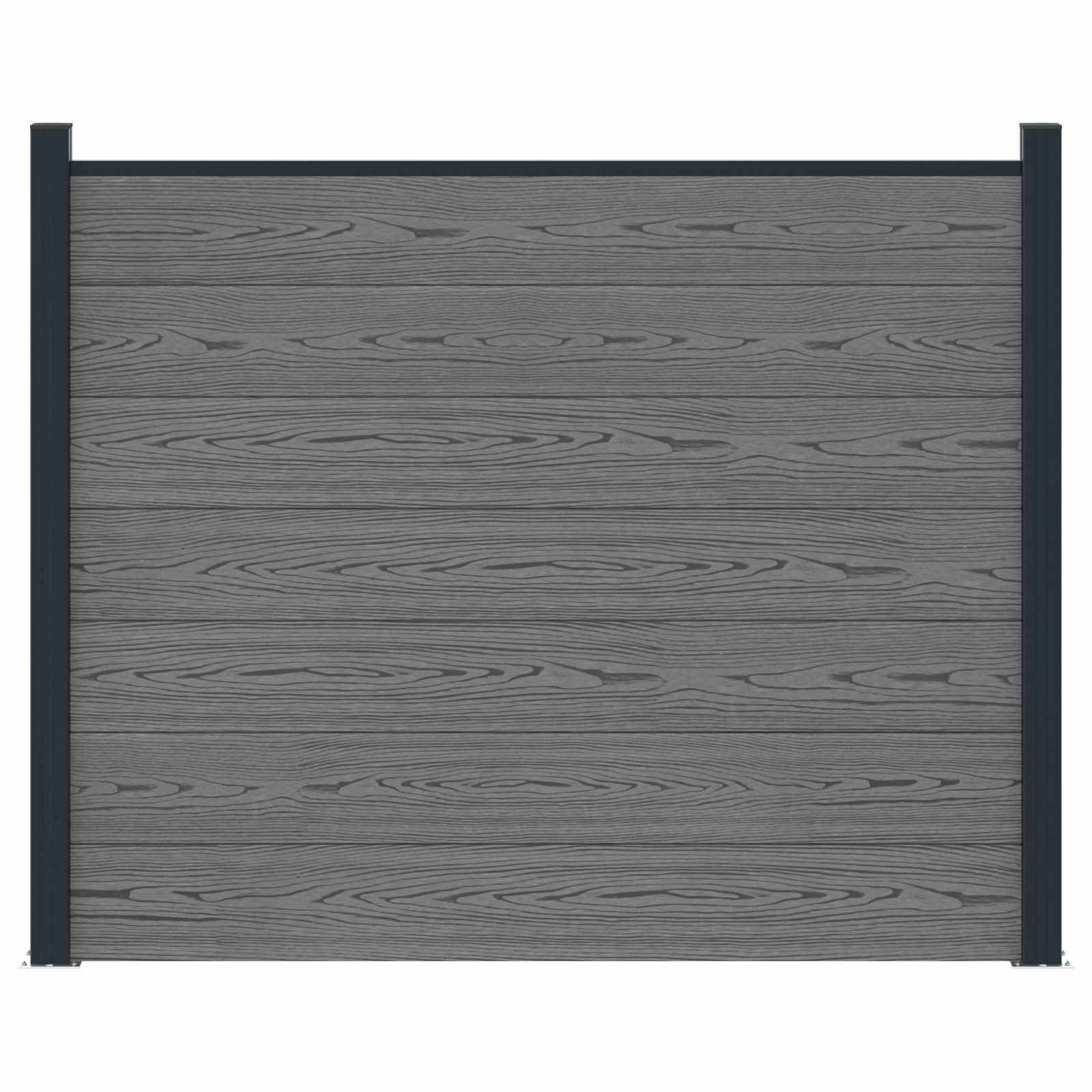 Hekpaneel WPC en Aluminium Grijs is nu te koop bij PeponiXL, paradijselijk wonen!