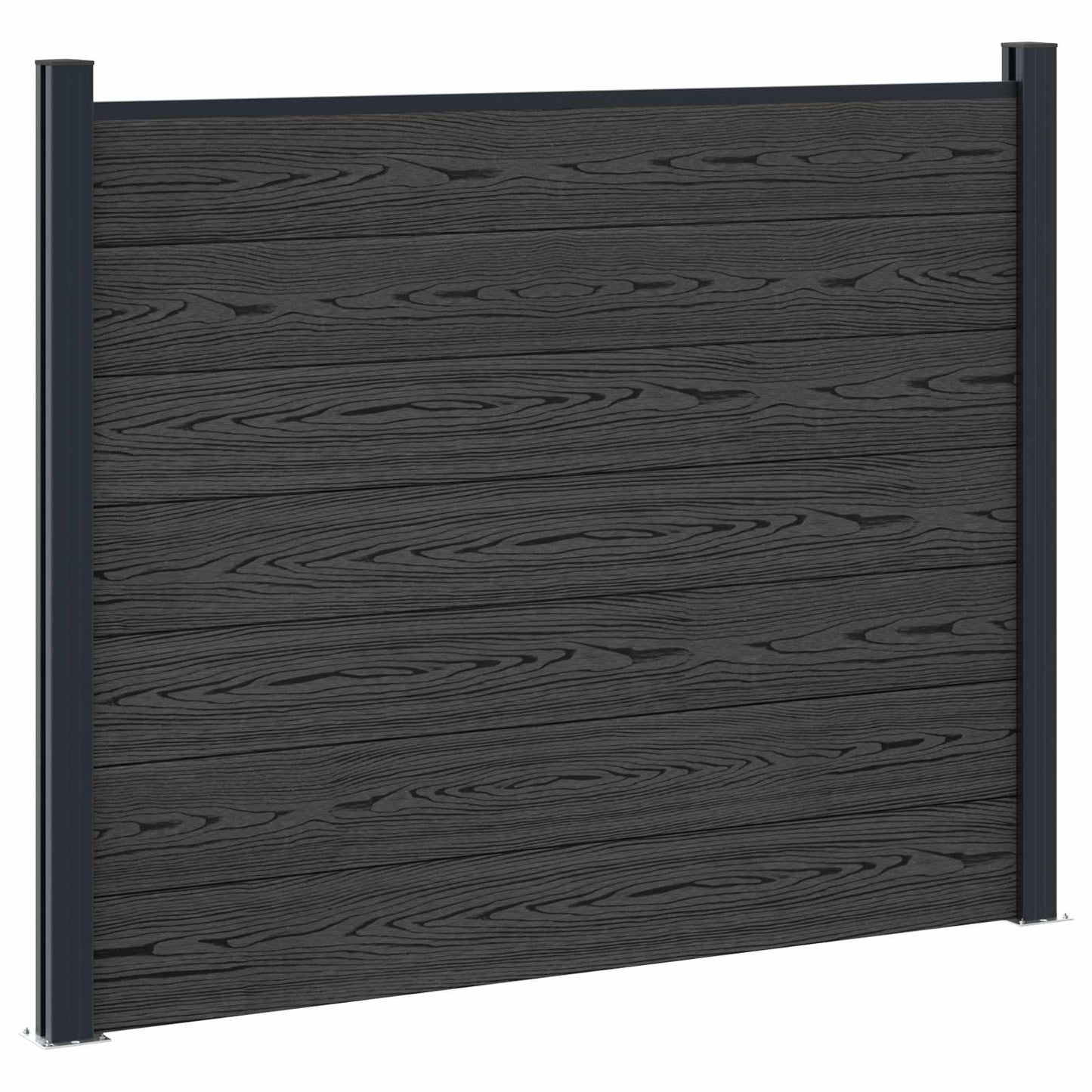 Hekpaneel WPC en Aluminium Zwart is nu te koop bij PeponiXL, paradijselijk wonen!
