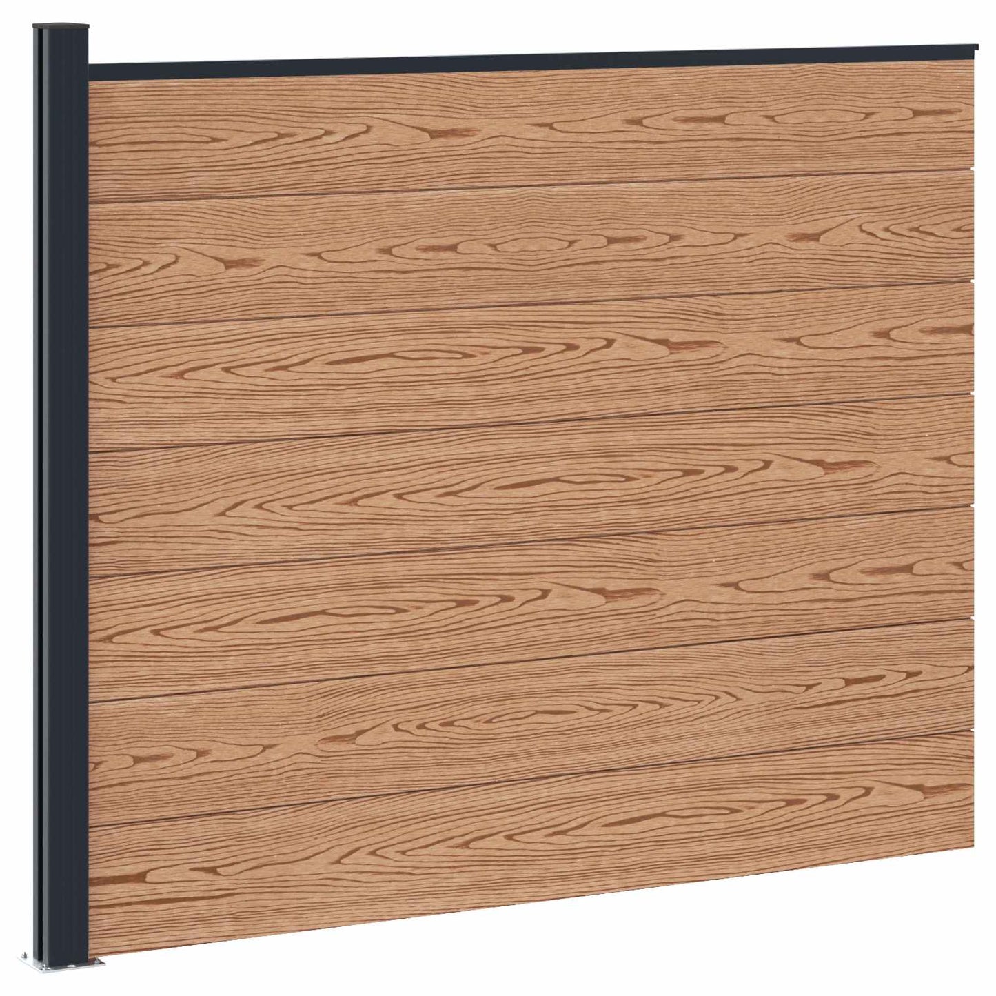 Hekpaneel WPC en Aluminium Bruin is nu te koop bij PeponiXL, paradijselijk wonen!