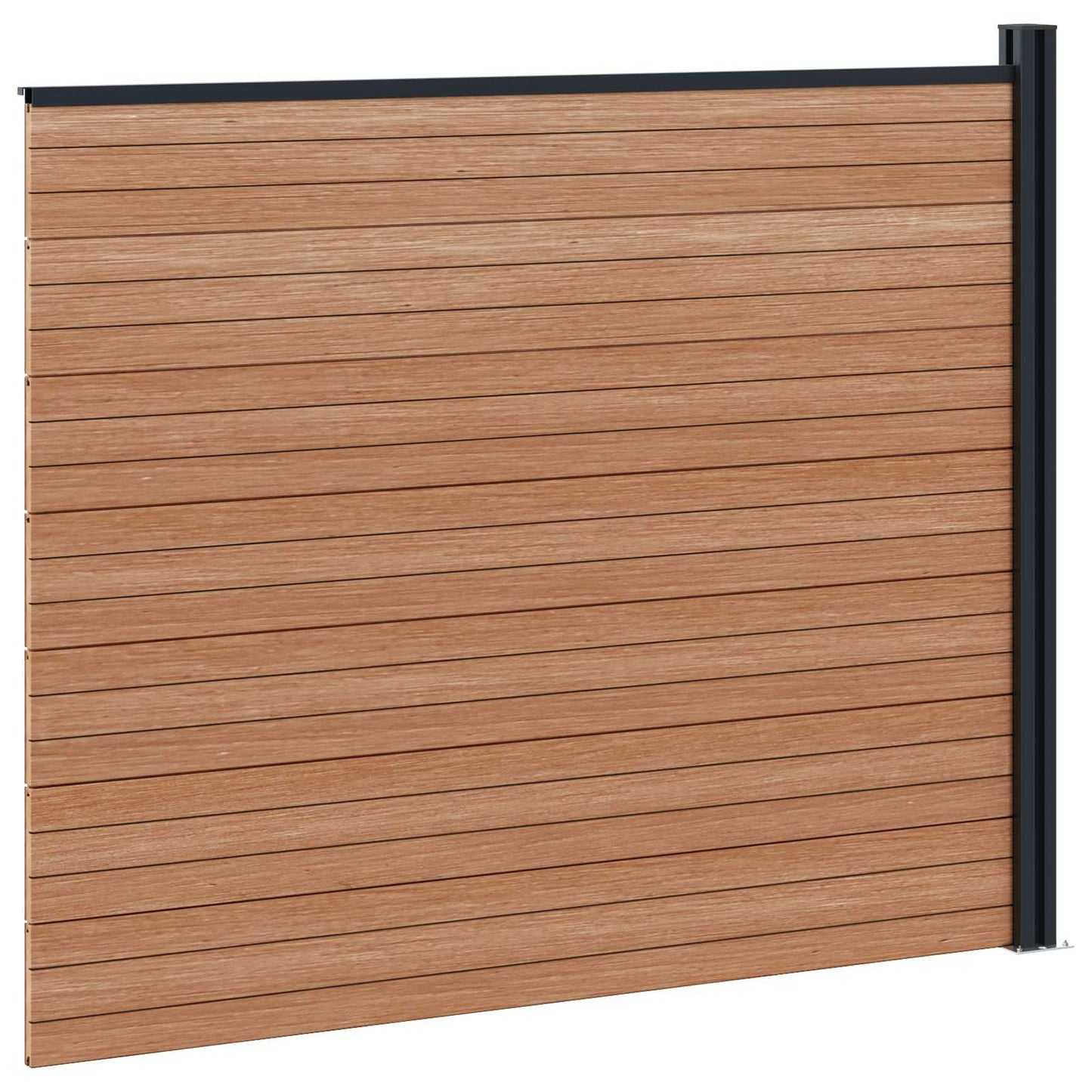 Hekpaneel WPC en Aluminium Bruin is nu te koop bij PeponiXL, paradijselijk wonen!