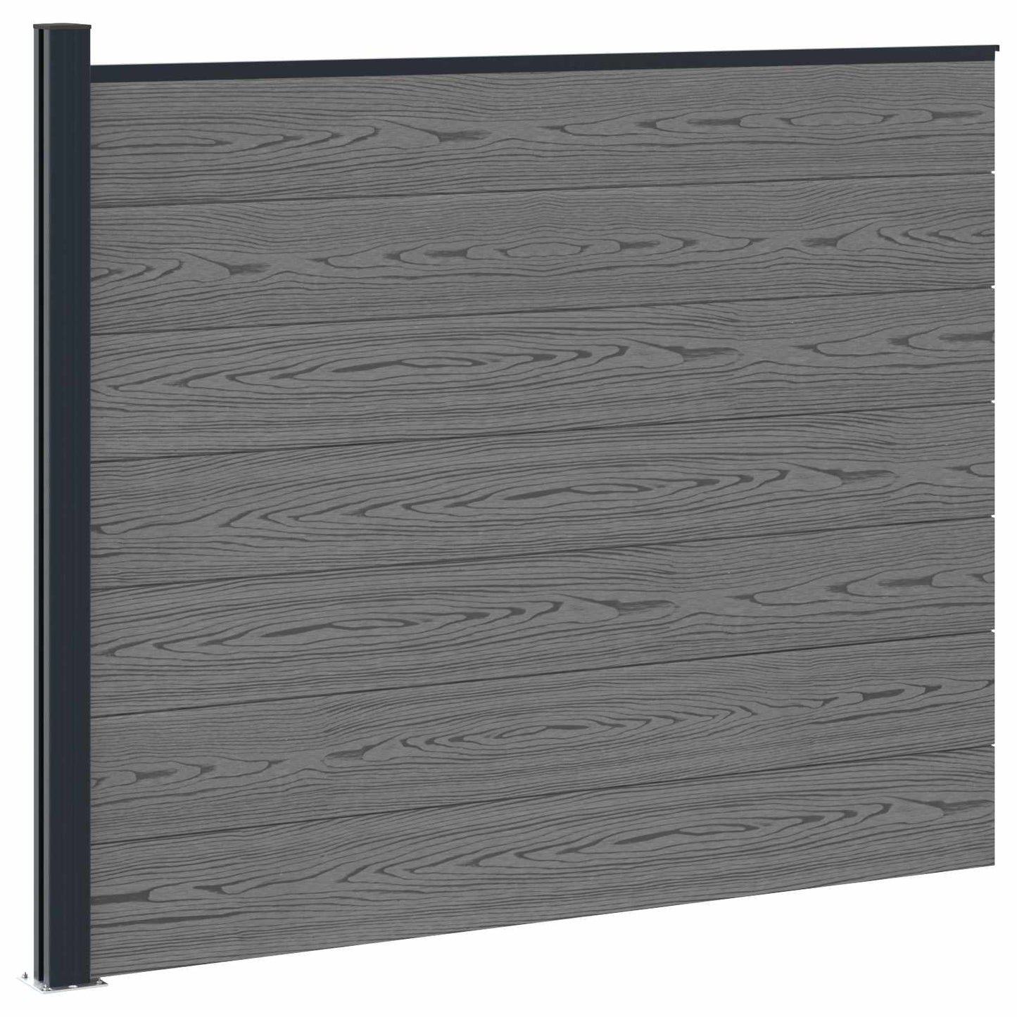 Hekpaneel WPC en Aluminium Grijs is nu te koop bij PeponiXL, paradijselijk wonen!