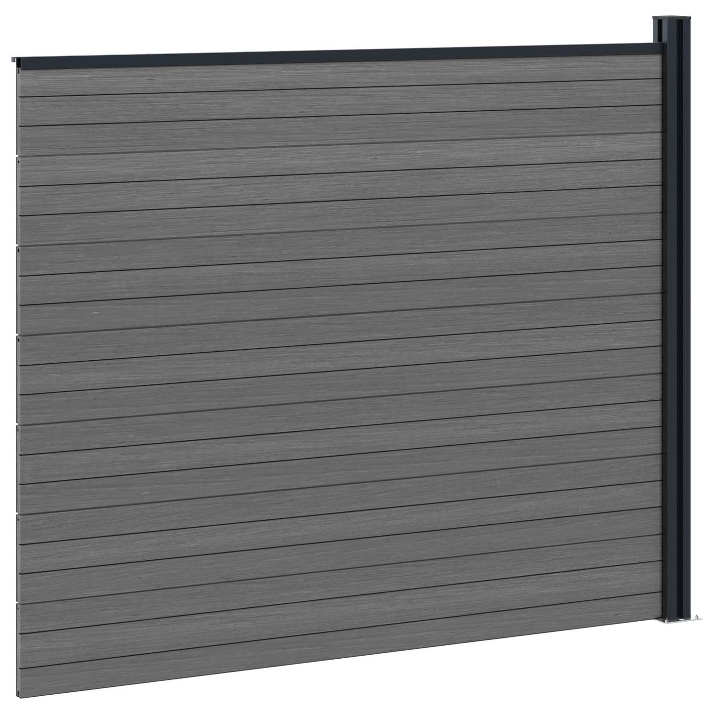 Hekpaneel WPC en Aluminium Grijs is nu te koop bij PeponiXL, paradijselijk wonen!