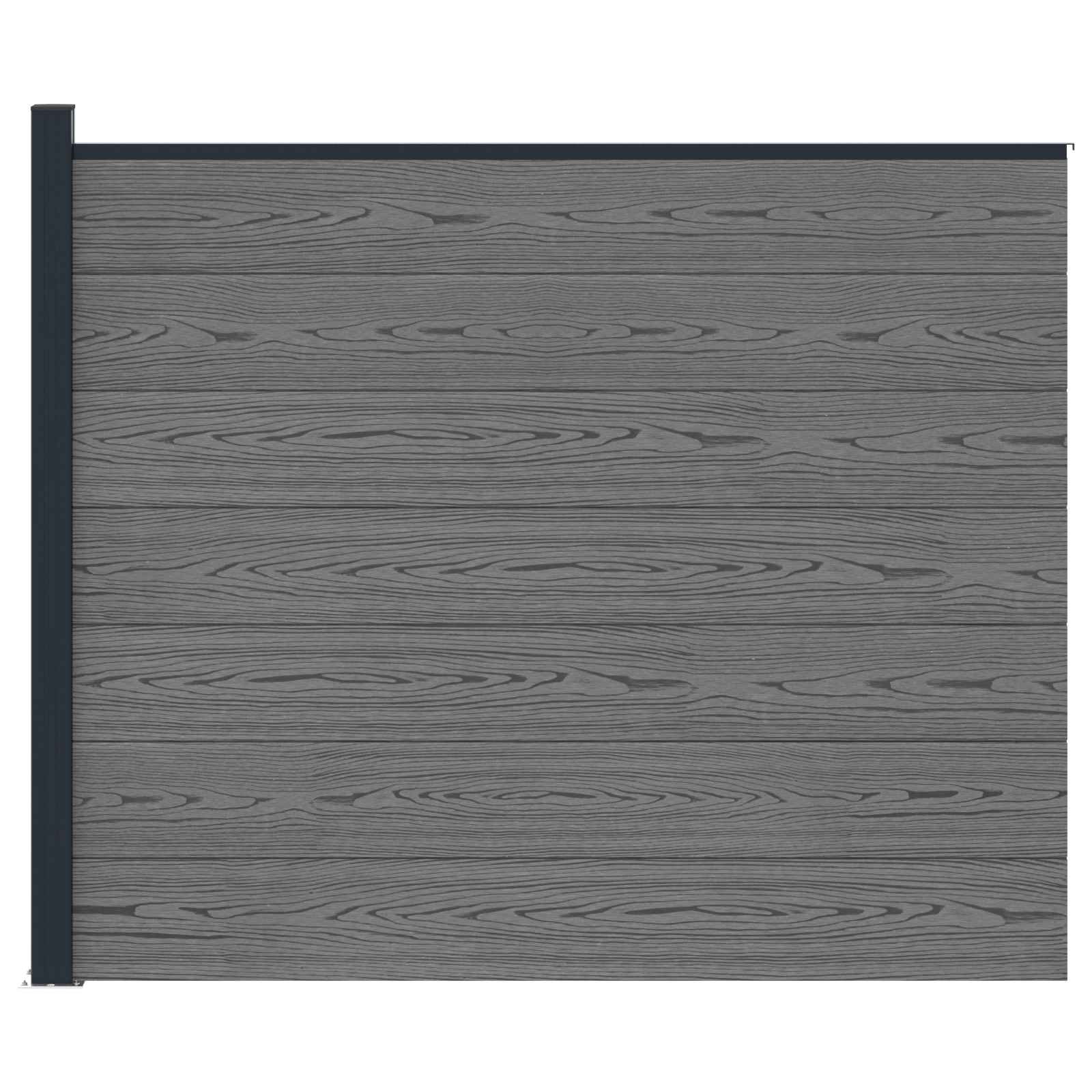 Hekpaneel WPC en Aluminium Grijs is nu te koop bij PeponiXL, paradijselijk wonen!