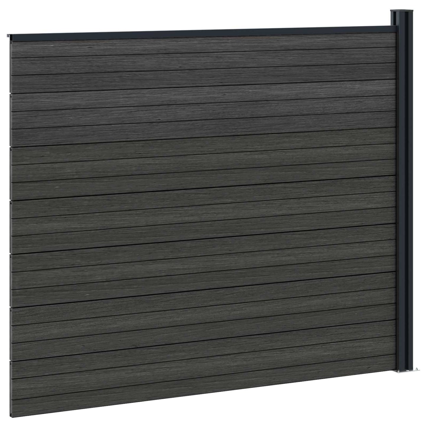 Hekpaneel WPC en Aluminium Zwart is nu te koop bij PeponiXL, paradijselijk wonen!