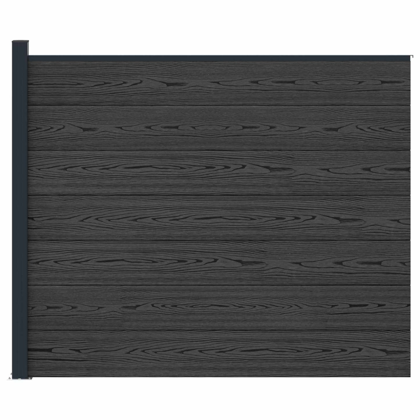 Hekpaneel WPC en Aluminium Zwart is nu te koop bij PeponiXL, paradijselijk wonen!