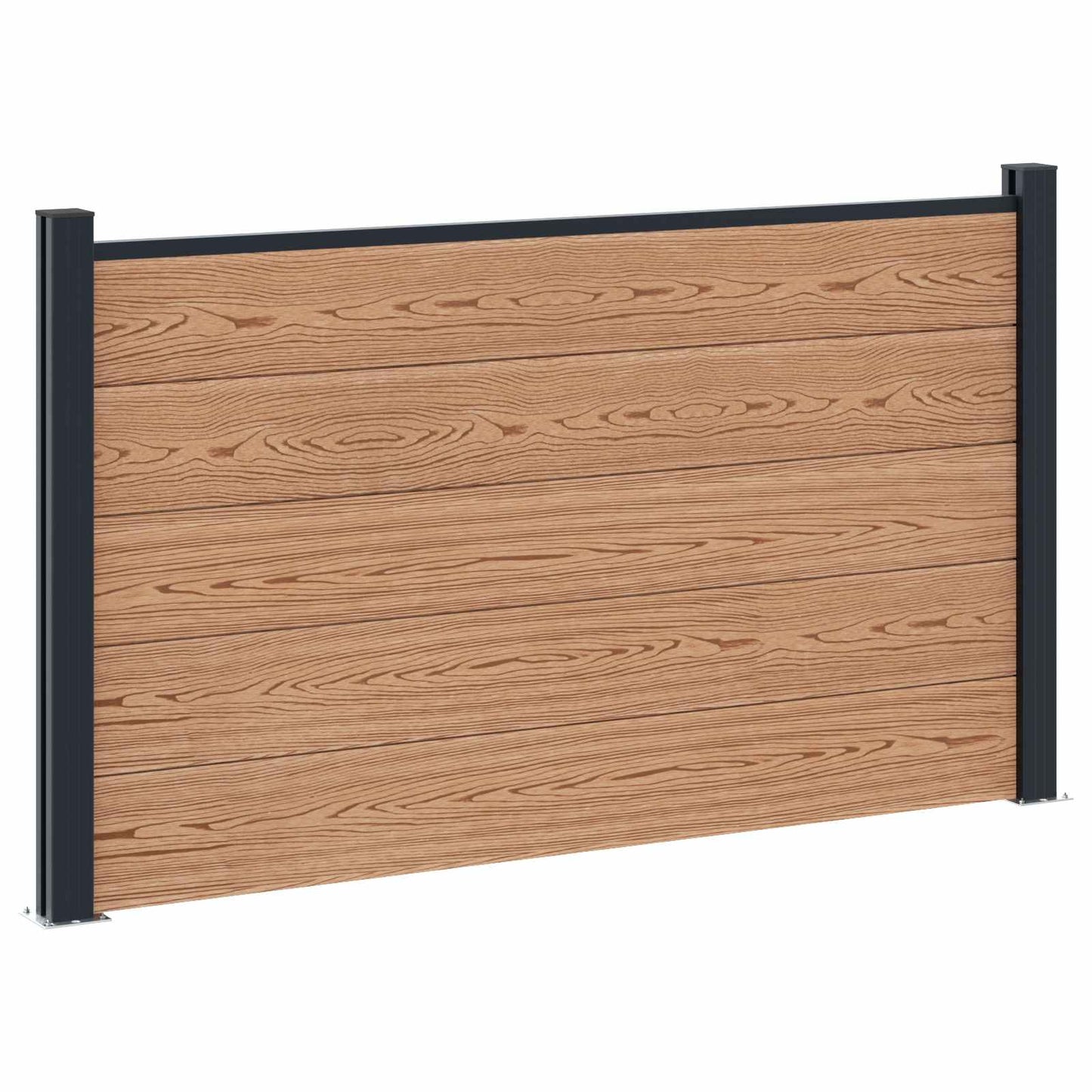 Hekpaneel WPC en Aluminium Bruin is nu te koop bij PeponiXL, paradijselijk wonen!