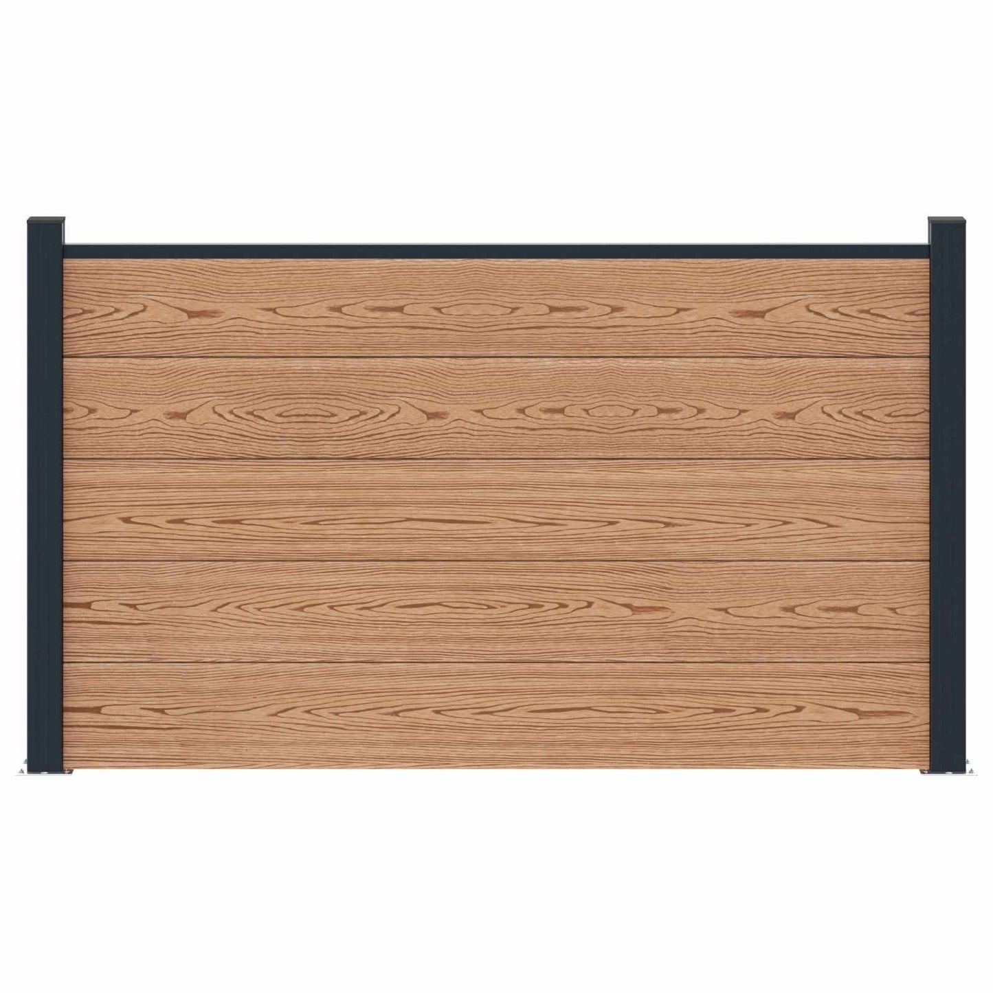 Hekpaneel WPC en Aluminium Bruin is nu te koop bij PeponiXL, paradijselijk wonen!