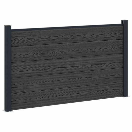 Hekpaneel WPC en Aluminium Zwart is nu te koop bij PeponiXL, paradijselijk wonen!