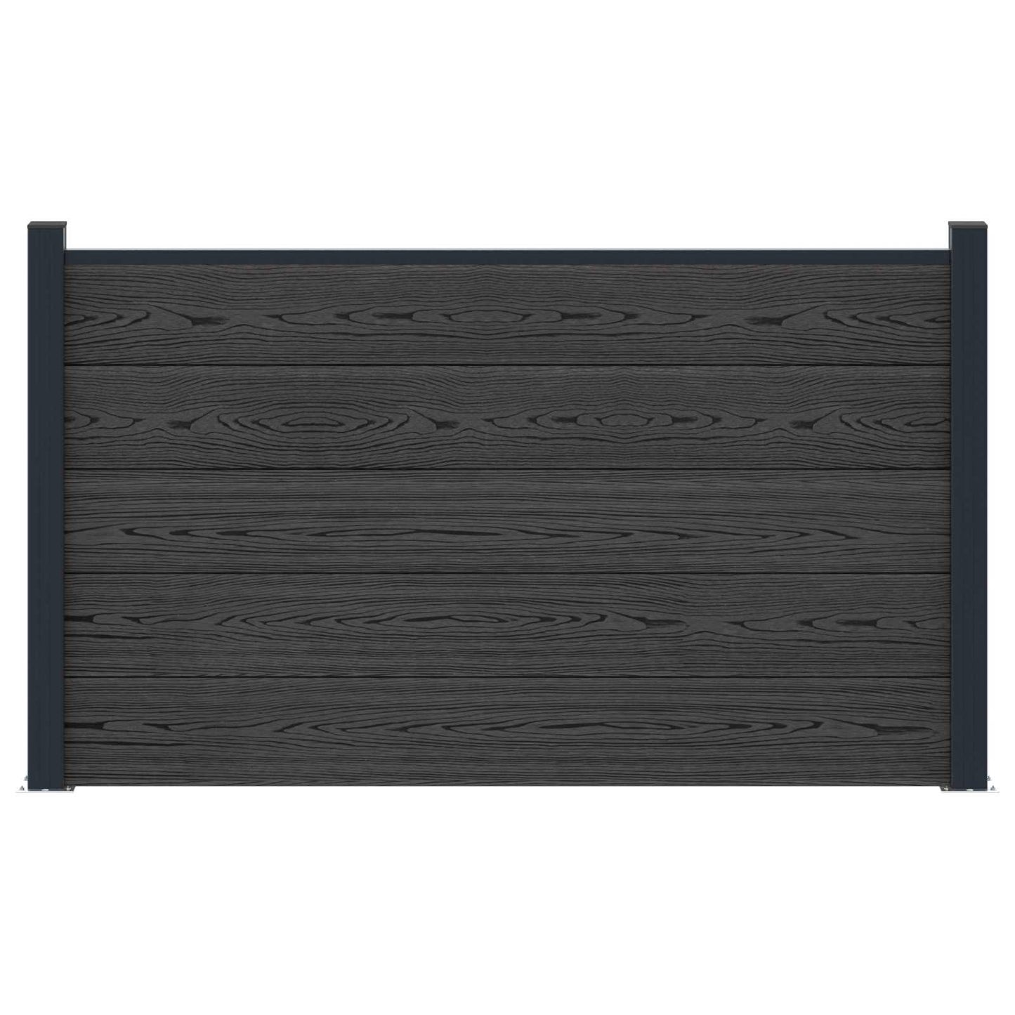 Hekpaneel WPC en Aluminium Zwart is nu te koop bij PeponiXL, paradijselijk wonen!