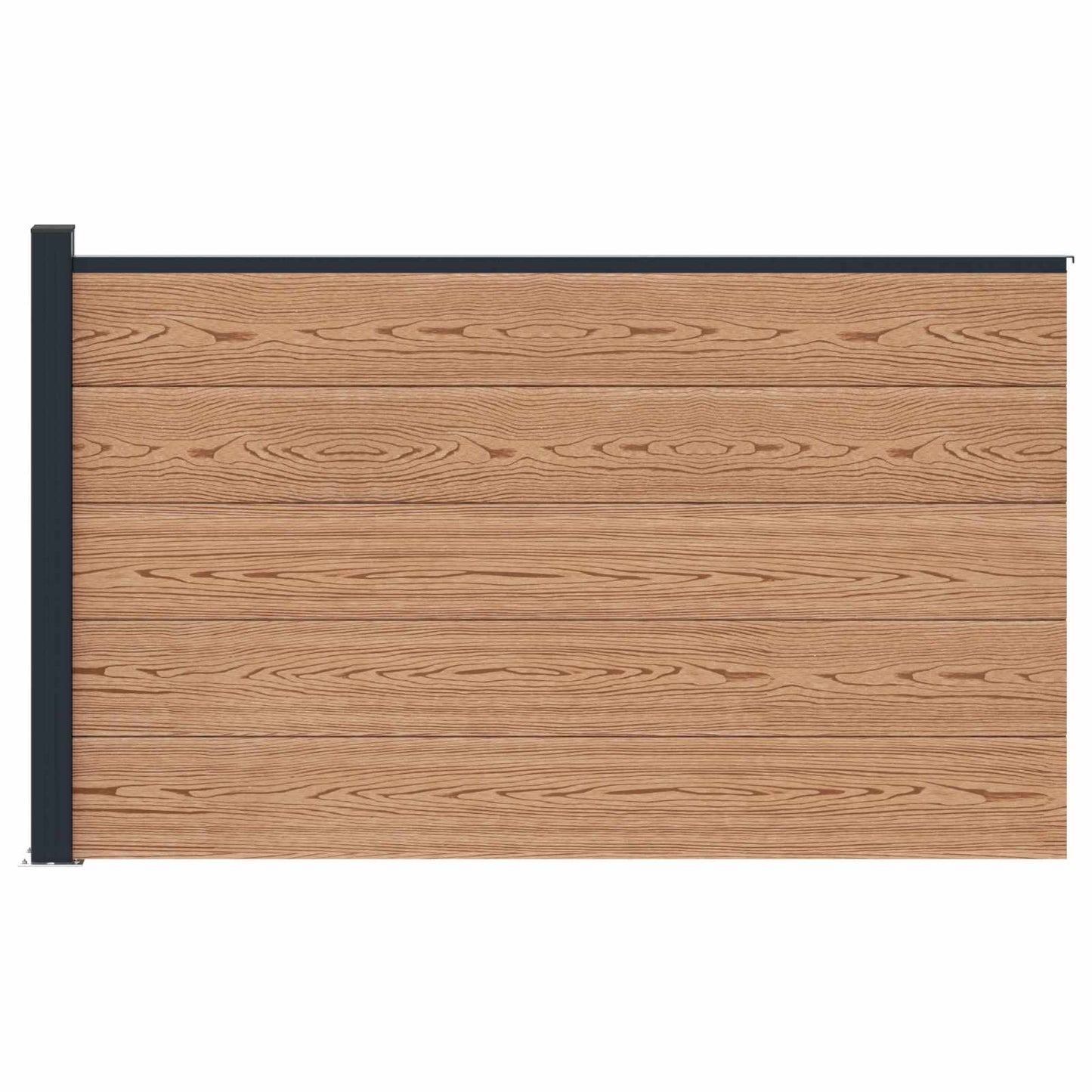 Hekpaneel WPC en Aluminium Bruin is nu te koop bij PeponiXL, paradijselijk wonen!