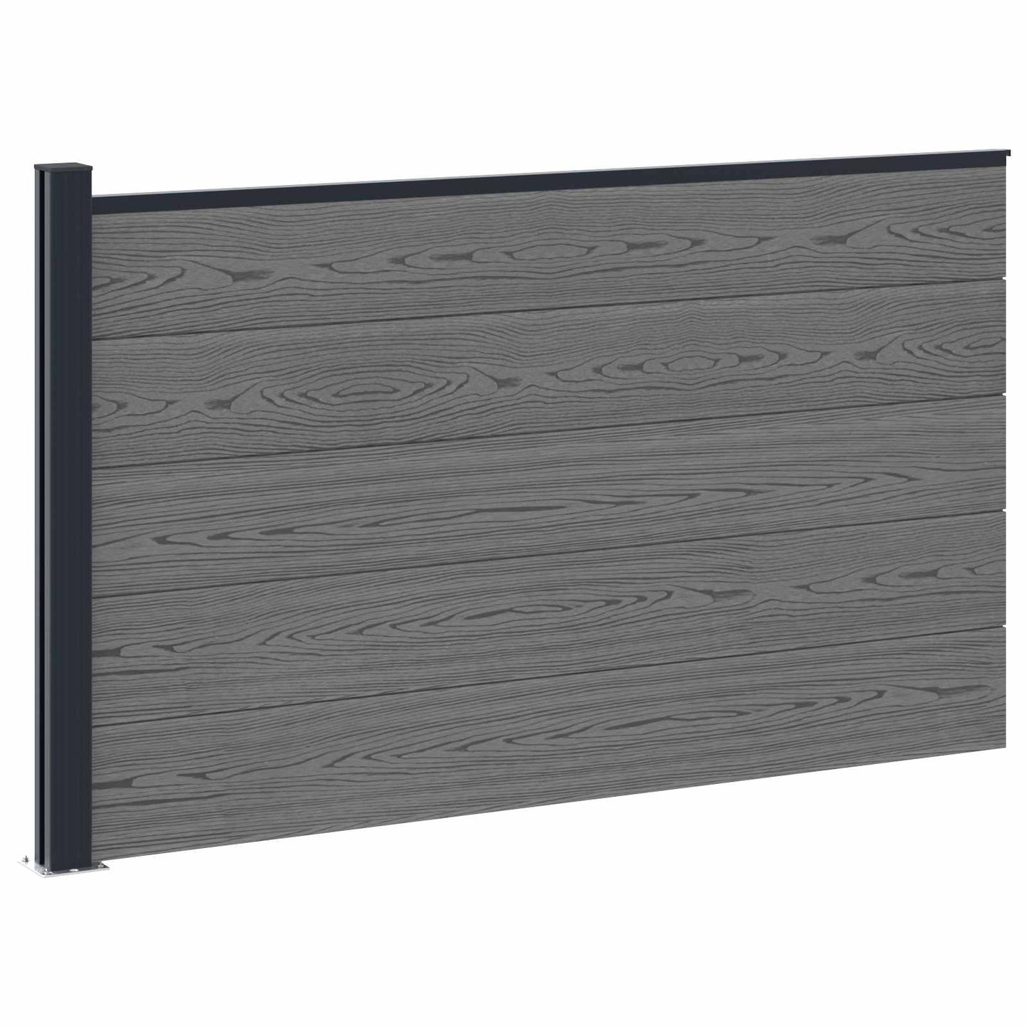 Hekpaneel WPC en Aluminium Grijs is nu te koop bij PeponiXL, paradijselijk wonen!
