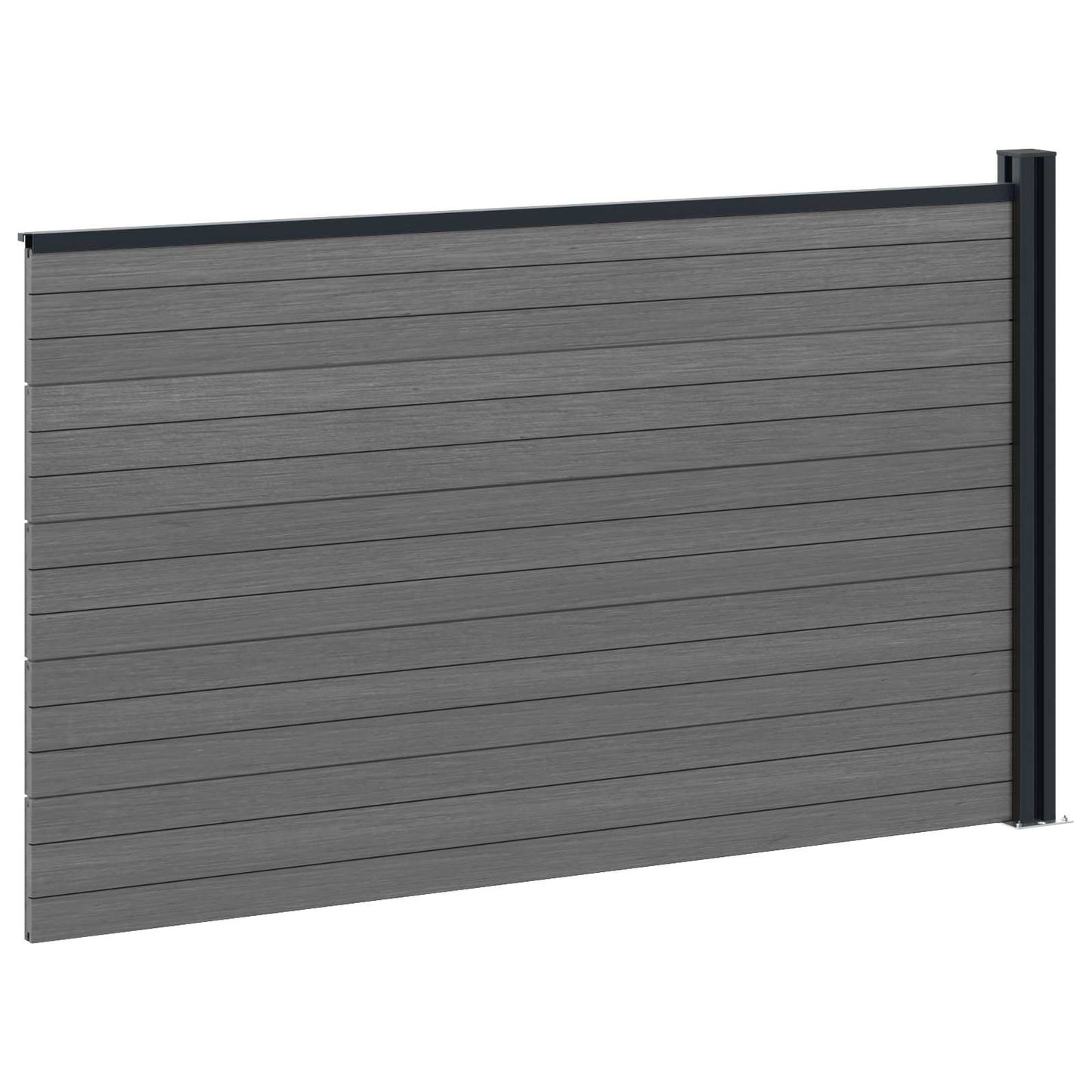 Hekpaneel WPC en Aluminium Grijs is nu te koop bij PeponiXL, paradijselijk wonen!