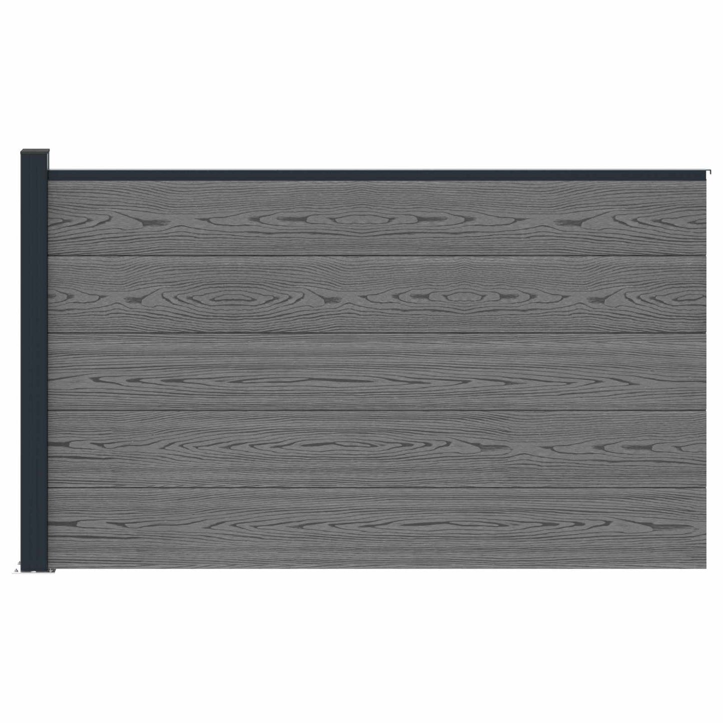 Hekpaneel WPC en Aluminium Grijs is nu te koop bij PeponiXL, paradijselijk wonen!