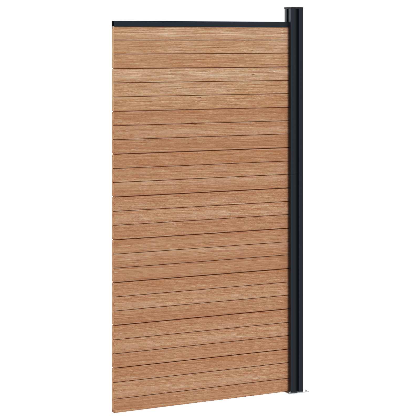 Hekpaneel WPC en Aluminium Bruin is nu te koop bij PeponiXL, paradijselijk wonen!
