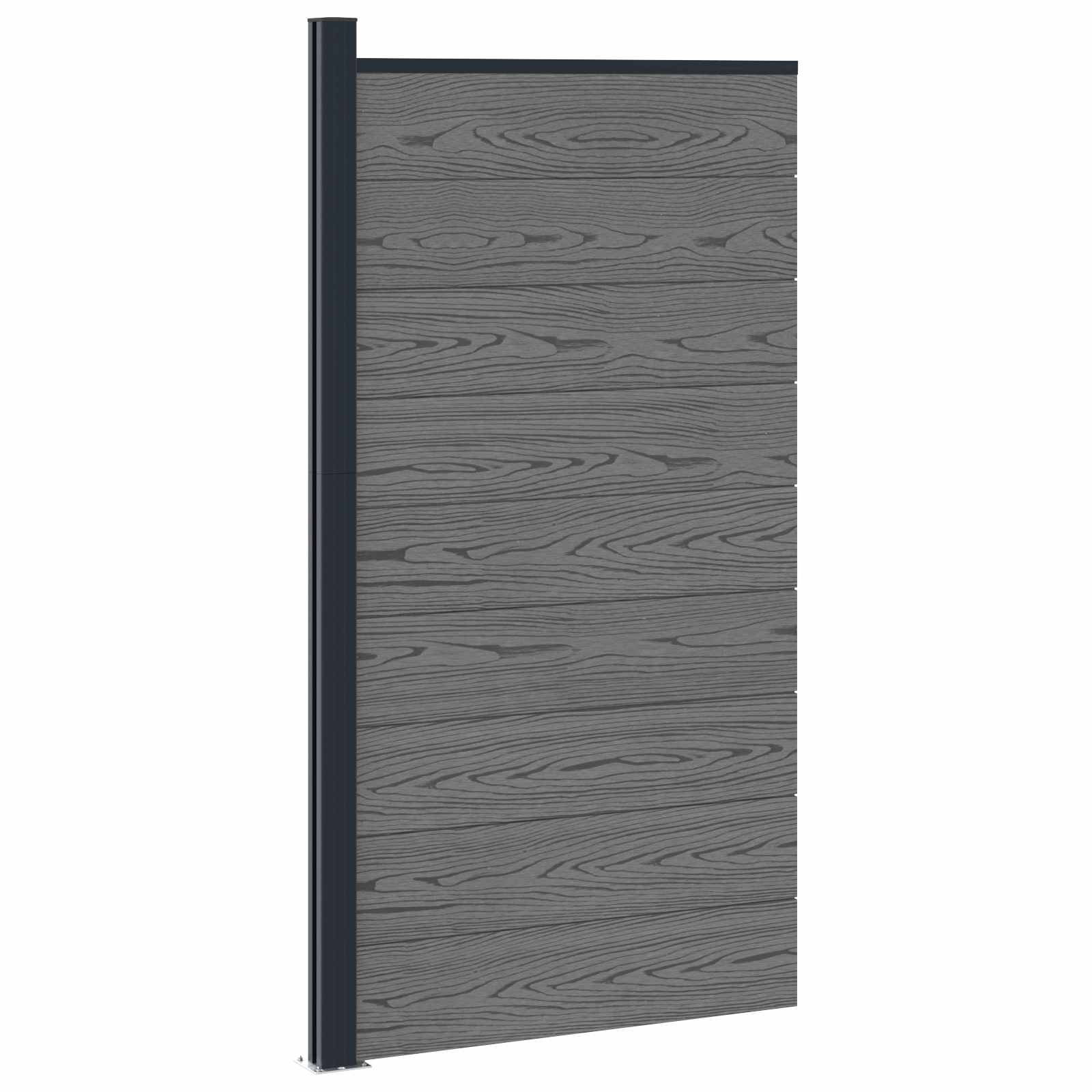 Hekpaneel WPC en Aluminium Grijs is nu te koop bij PeponiXL, paradijselijk wonen!