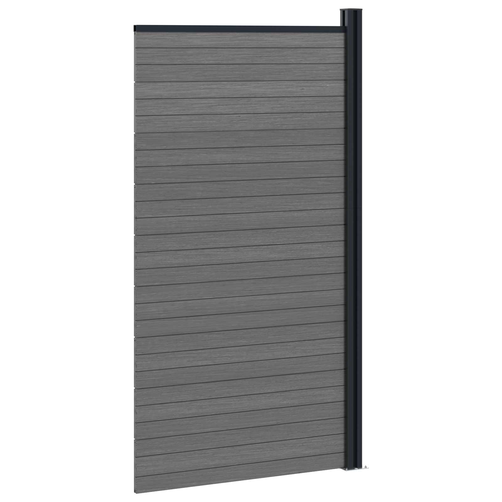 Hekpaneel WPC en Aluminium Grijs is nu te koop bij PeponiXL, paradijselijk wonen!